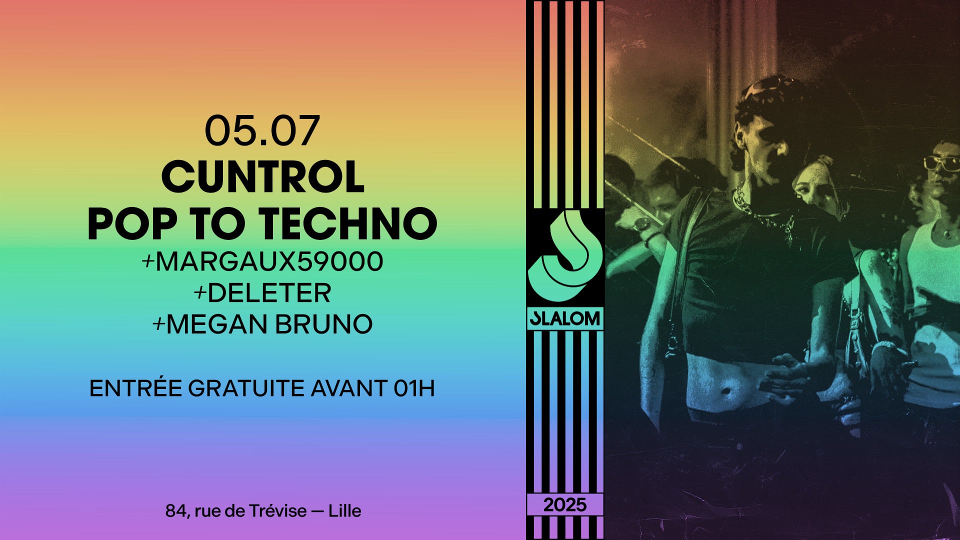 Slalom : Cuntrol — Pop To Techno [Gratuit Avt 01h] Cover