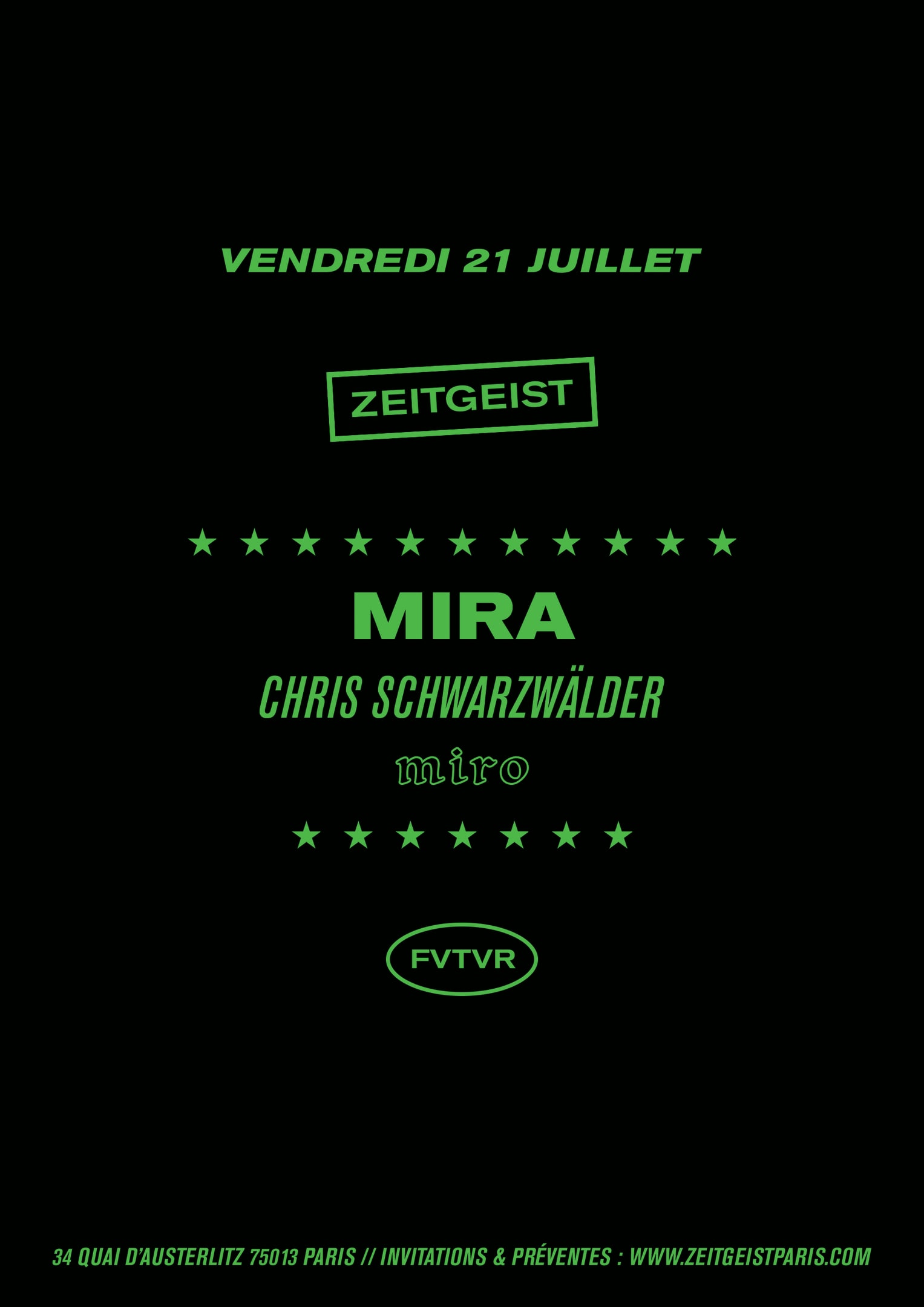 Zeitgeist Avec Mira & Chris Schwarzwalder Cover