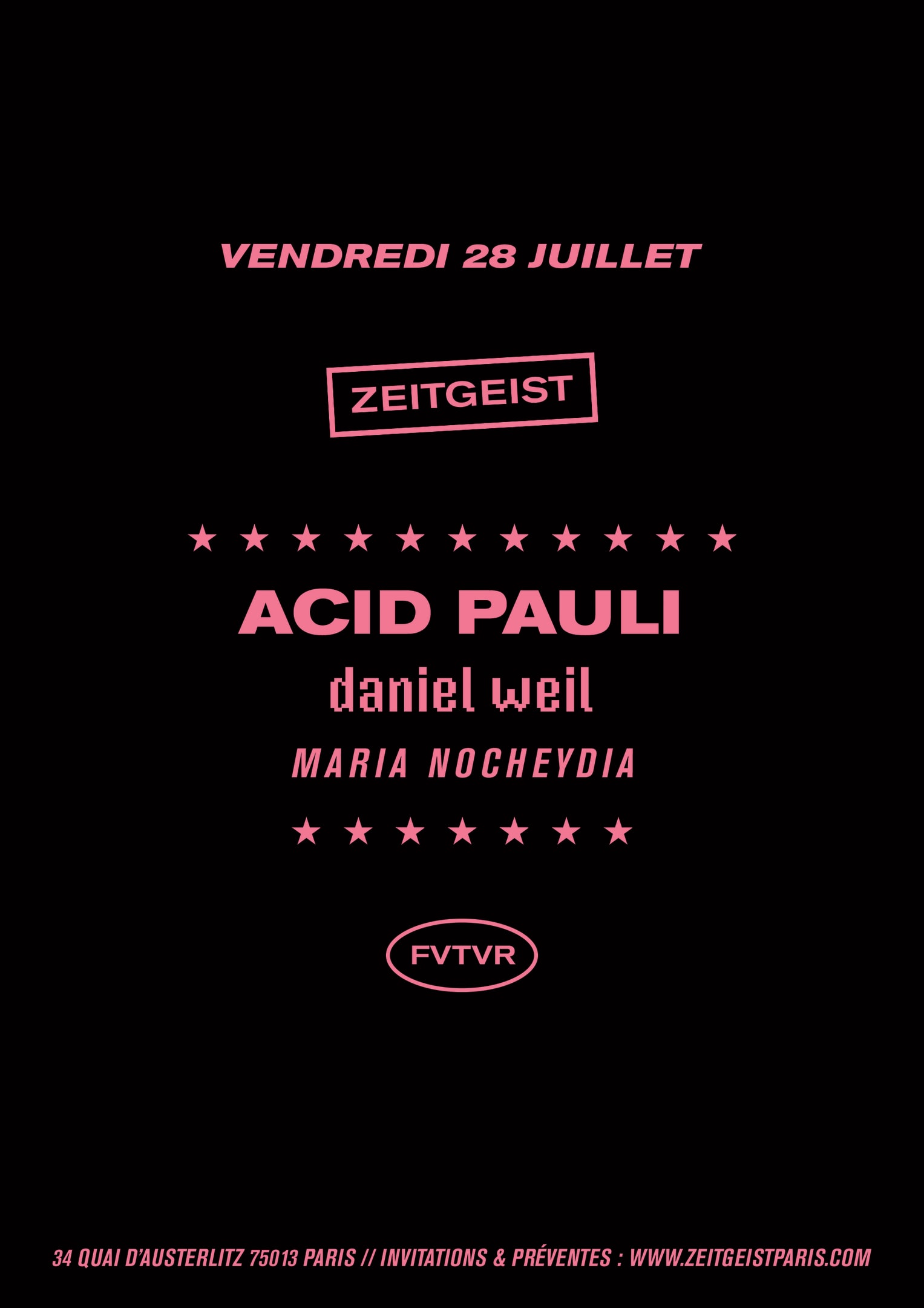 Fvtvr : Astradanza X Acid Pauli & Guests Cover