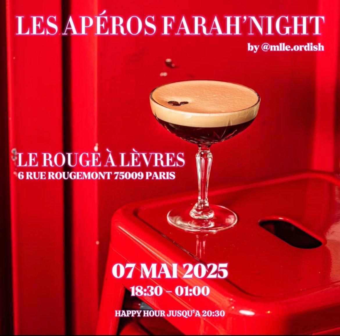 Les Apéros Farah’Night Cover