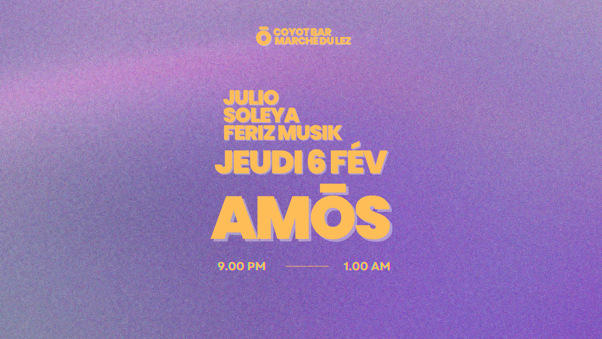 Amos 6 Février_Magikjulio_Soleya_Ferizmusik Cover