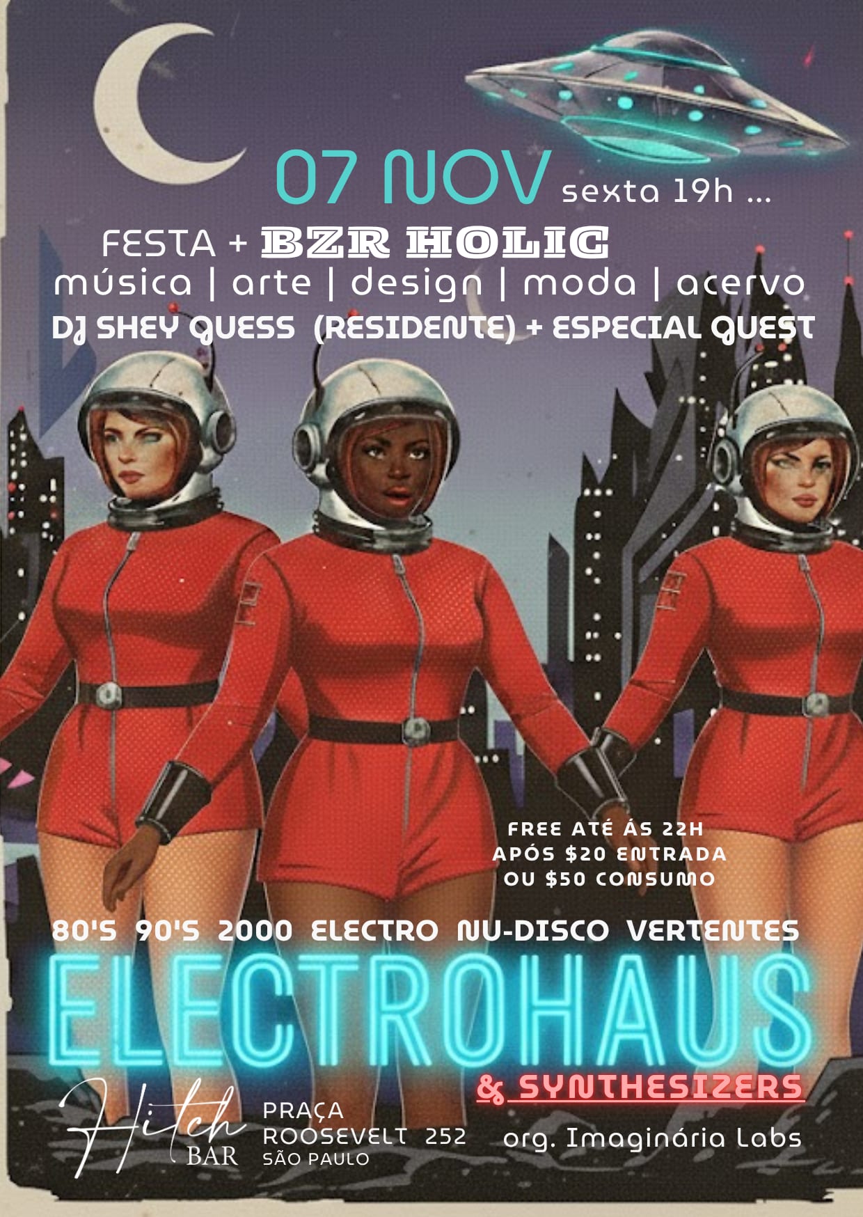 Electrohaus + Pocket Bazarholic @Hitchbar Cover