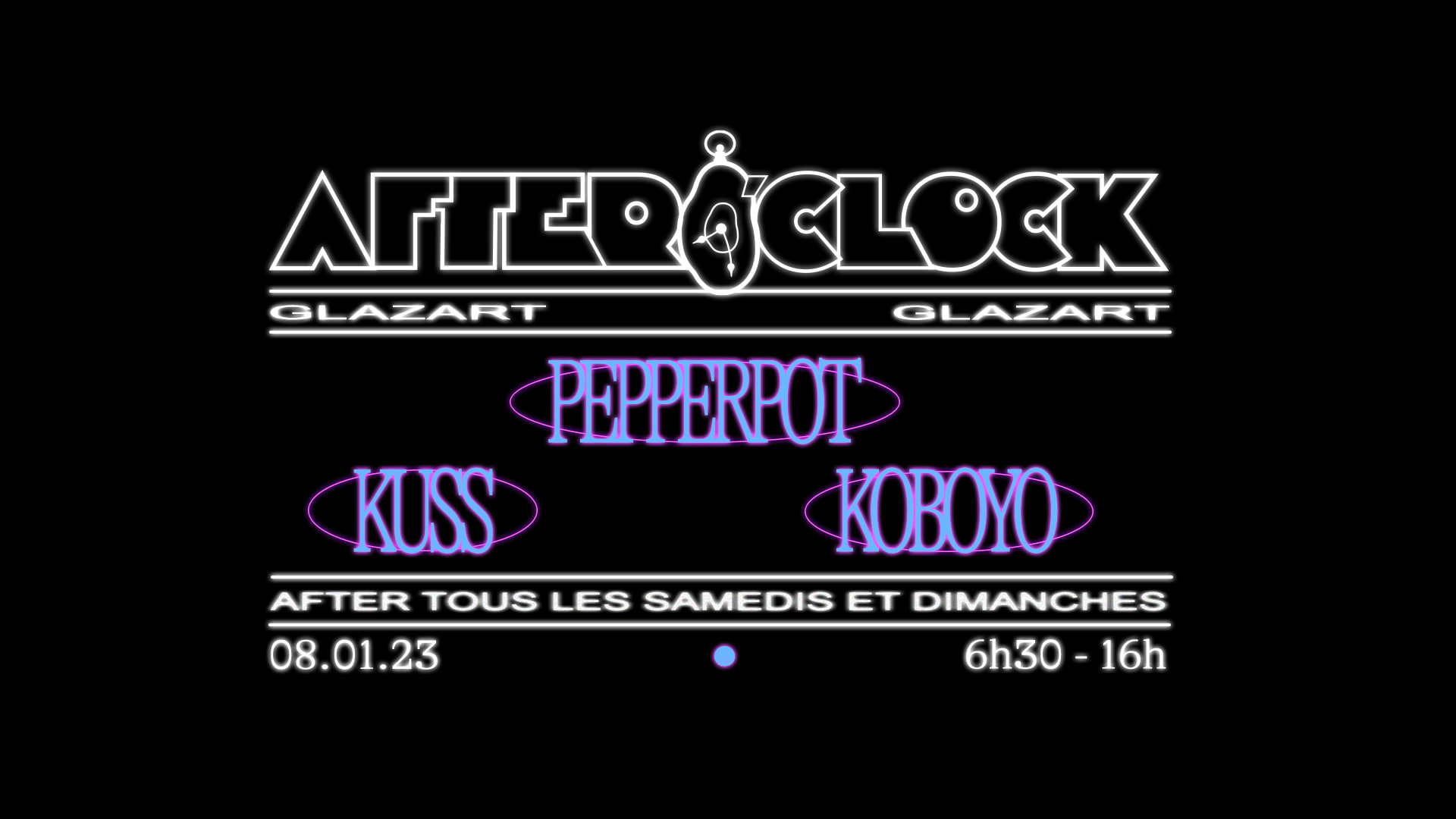 [Annulé] After O'clock : Koboyo, Kuss, Pepperpot Cover