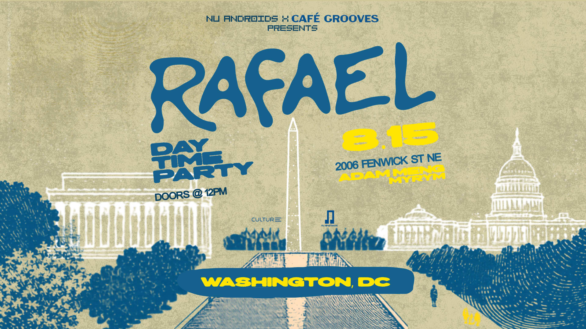 Nü Androids X Cafe Grooves Presents: Rafael Cover