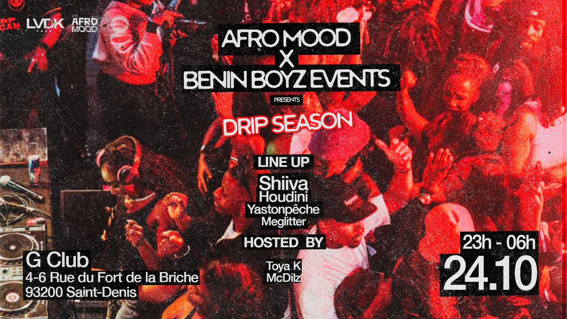 Afro Mood X Benin Boyz Events Presents Drip Season Cover