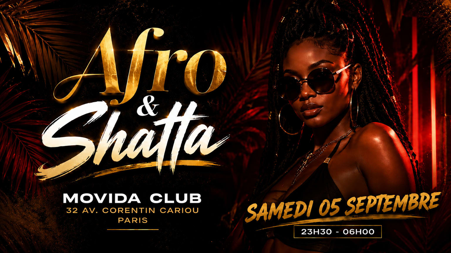 Afro & Shatta - Samedi 05 Septembre Cover