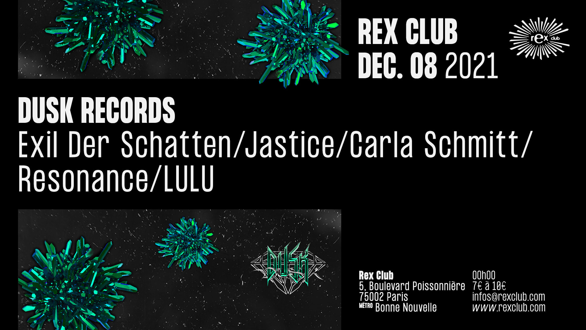 Dusk Records: Exil Der Schatten, Jastice, Carla Schmitt & More Cover