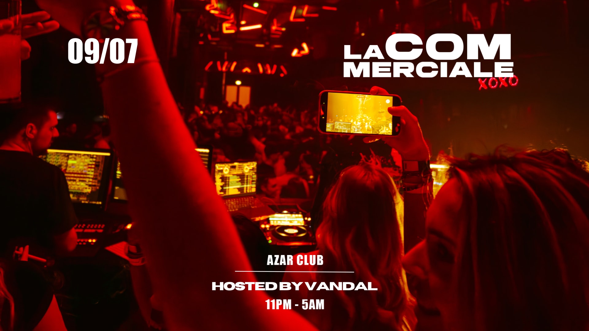 50 Tickets Only: La Commerciale - Jeudi 9 Juillet - Azar Cover