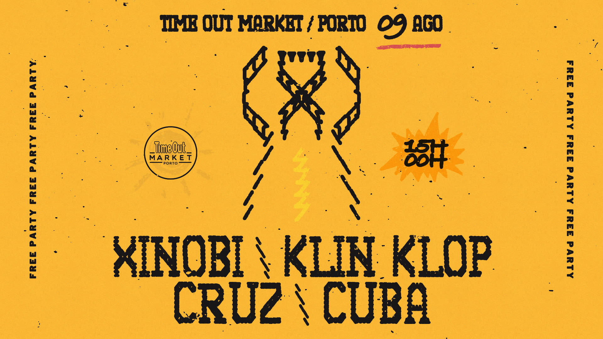 Time Out Porto  | Xinobi  | Klin Klop  | Cuba  | Cruz Cover