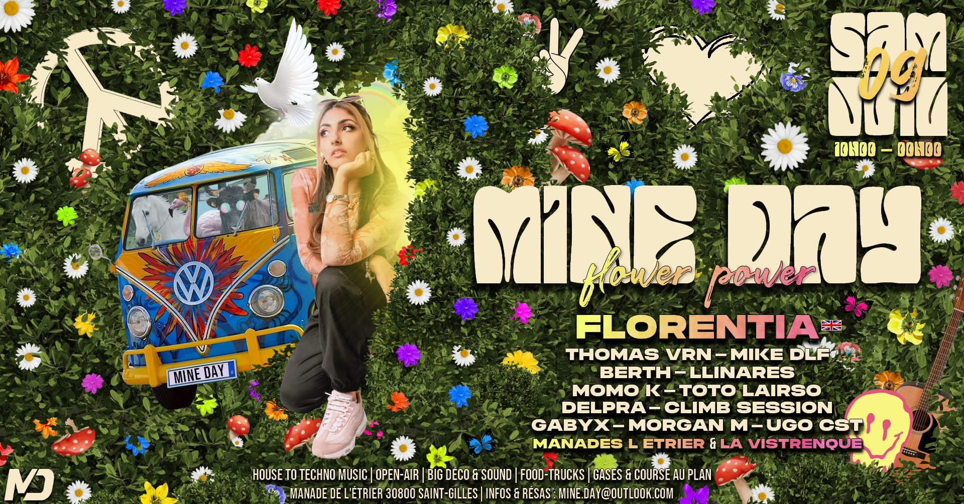 Mine Day III - Flower Power W/ Florentia Cover