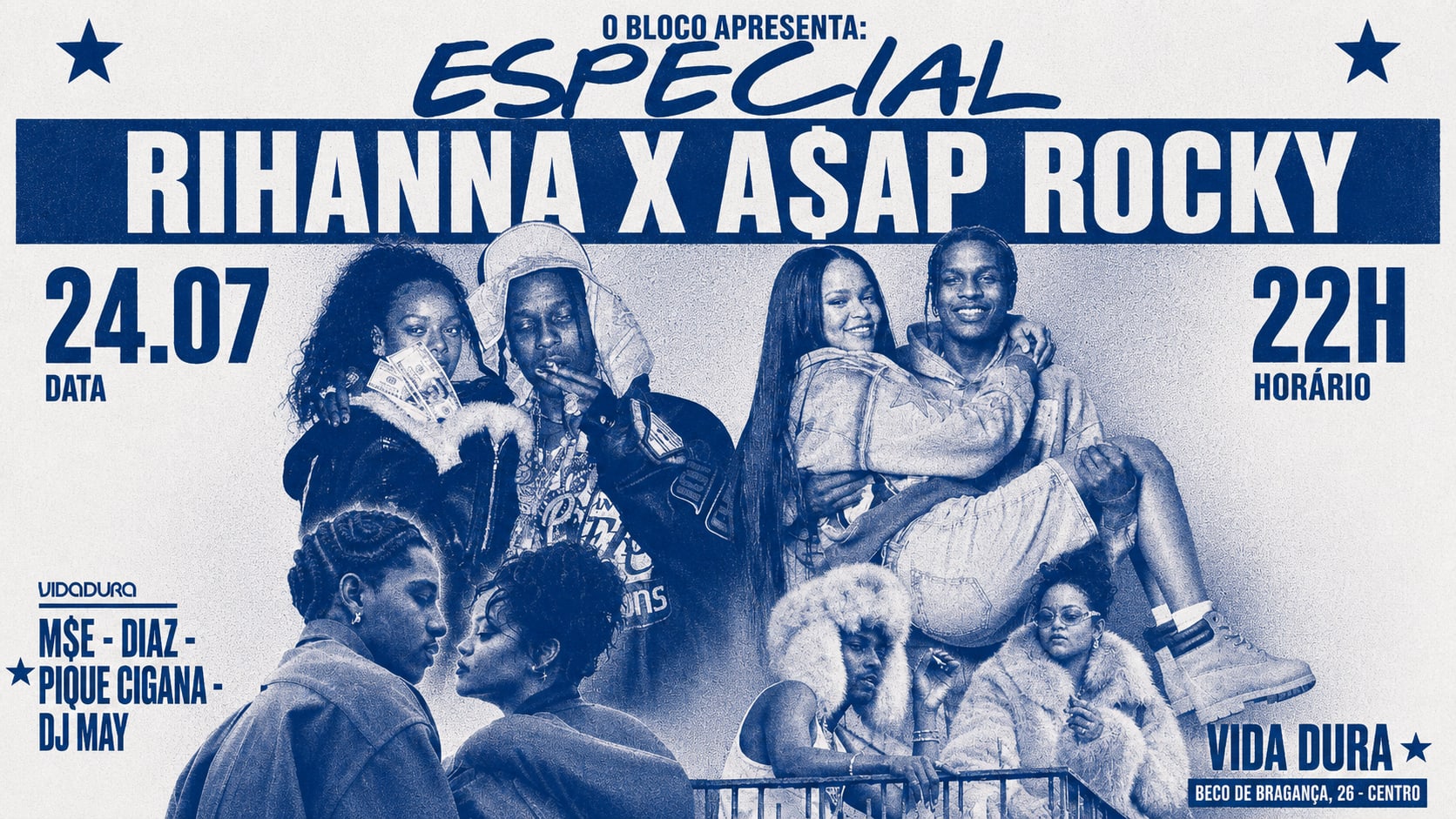 O Bloco -  Especial Rihanna E A$Ap Rocky Cover