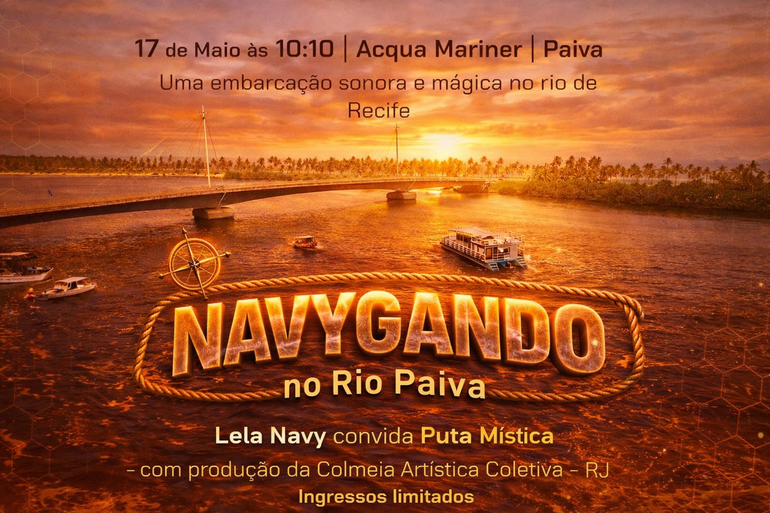 Navygando No Rio Paiva-Re | Lela Navy & Puta Mística-Rj Cover