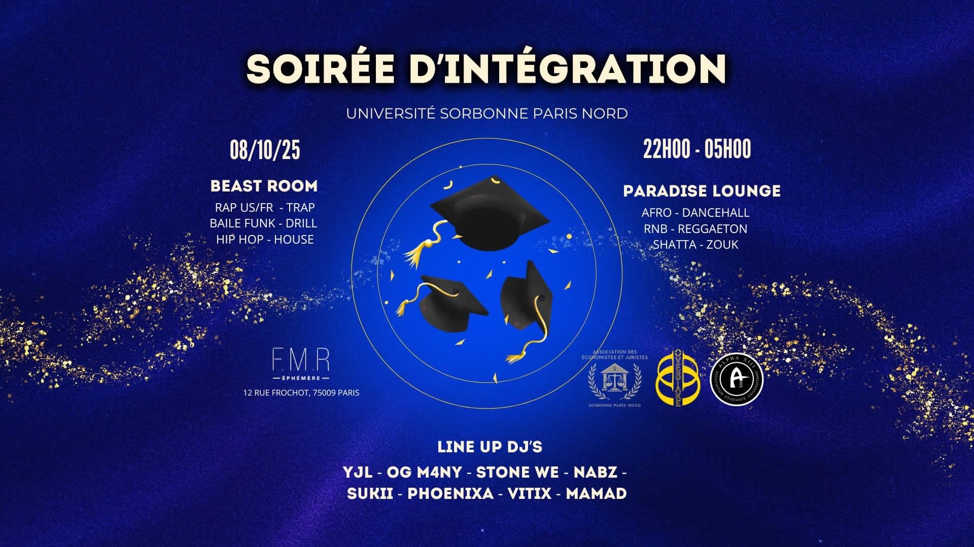 Soirée D’Intégration De L’Université De La Sorbonne Cover