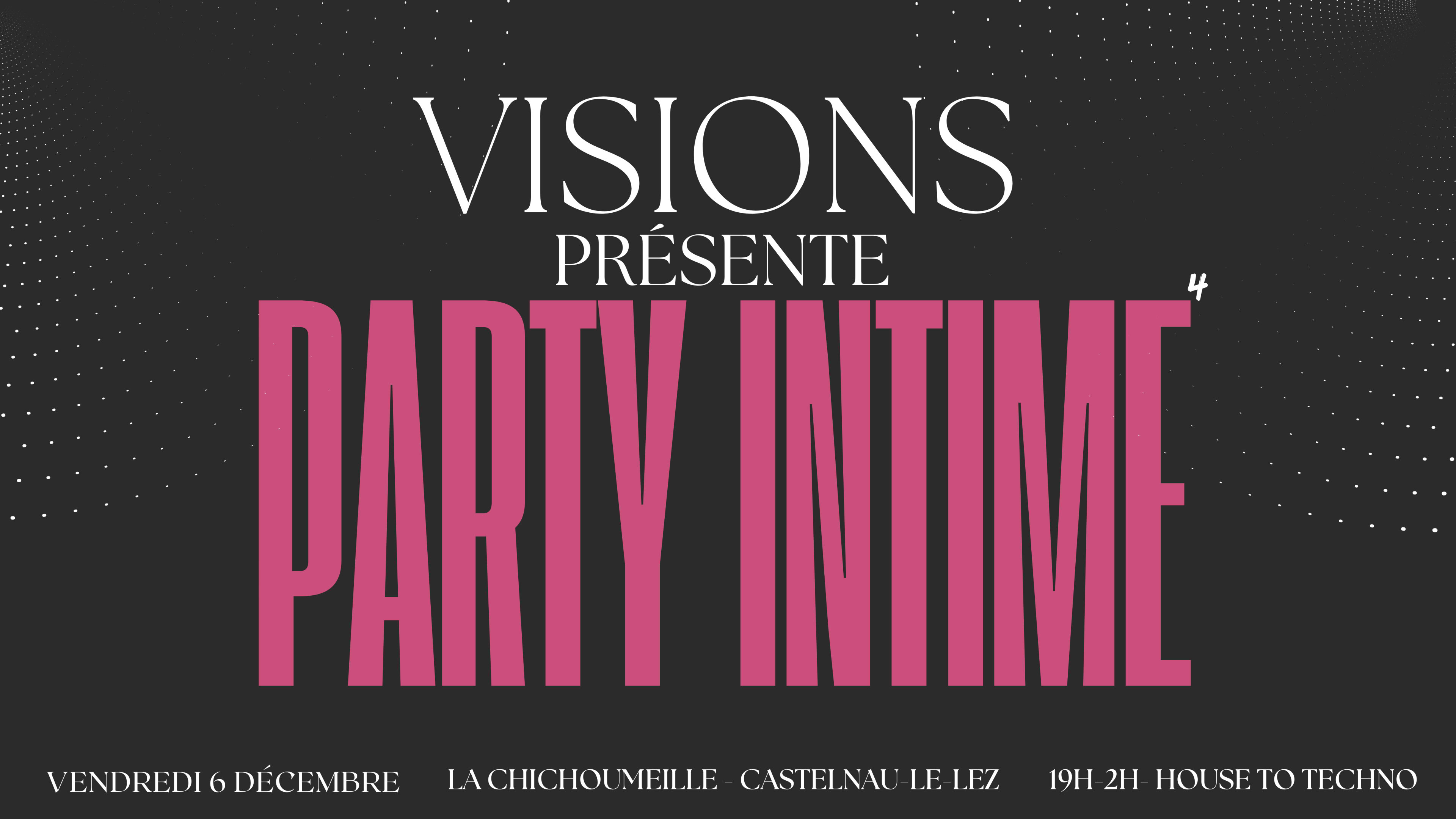 Visions : Party Intime 4 Cover