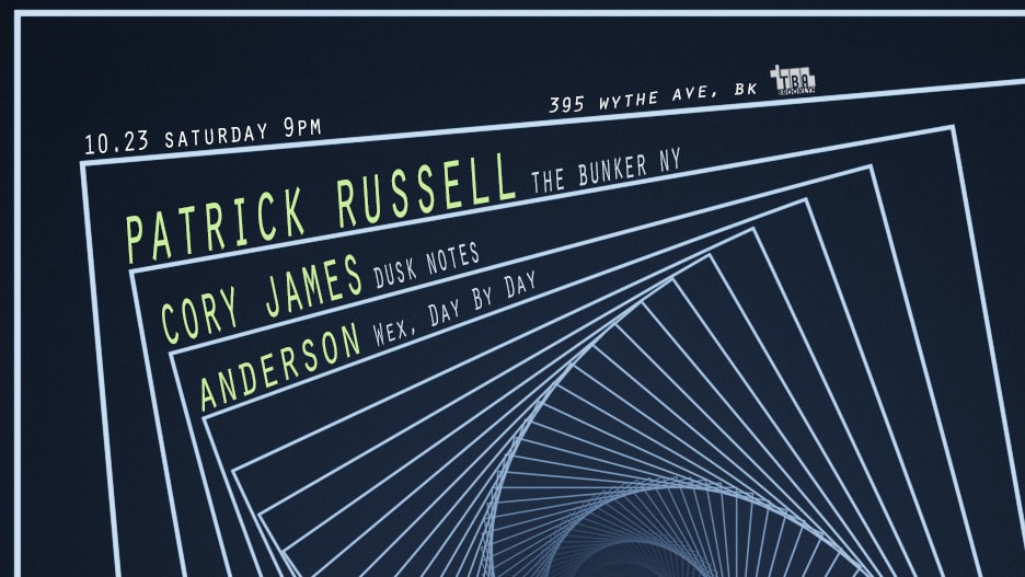 Saturday! Patrick Russell, Cory James, Anderson Cover