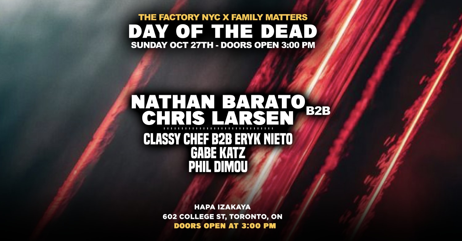 The Factory × Family Matters Nathan Barato B2b Chris Larsen Cover