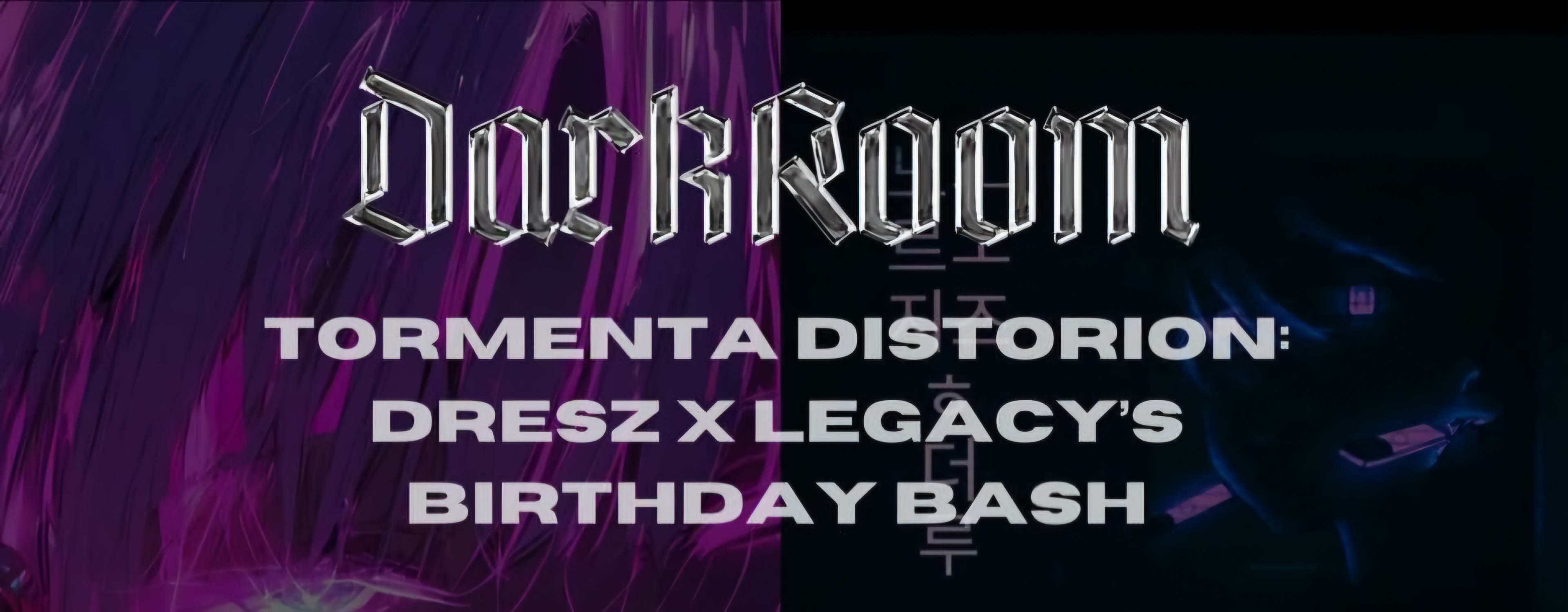 Dresz X Legacy Birthday Bash Cover
