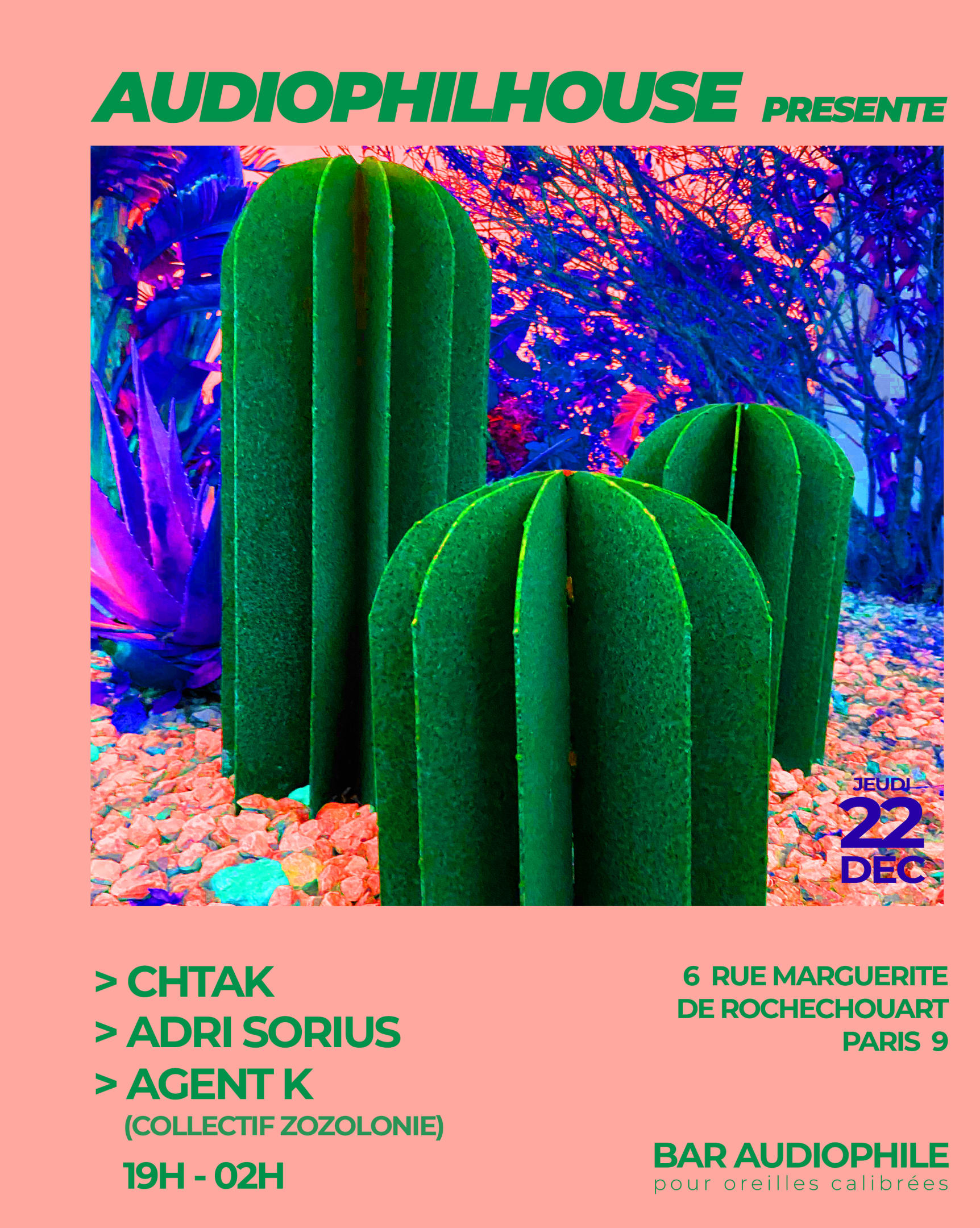 Audiophilhouse Recoit Chtak, Adri Sorius & Agent K Cover