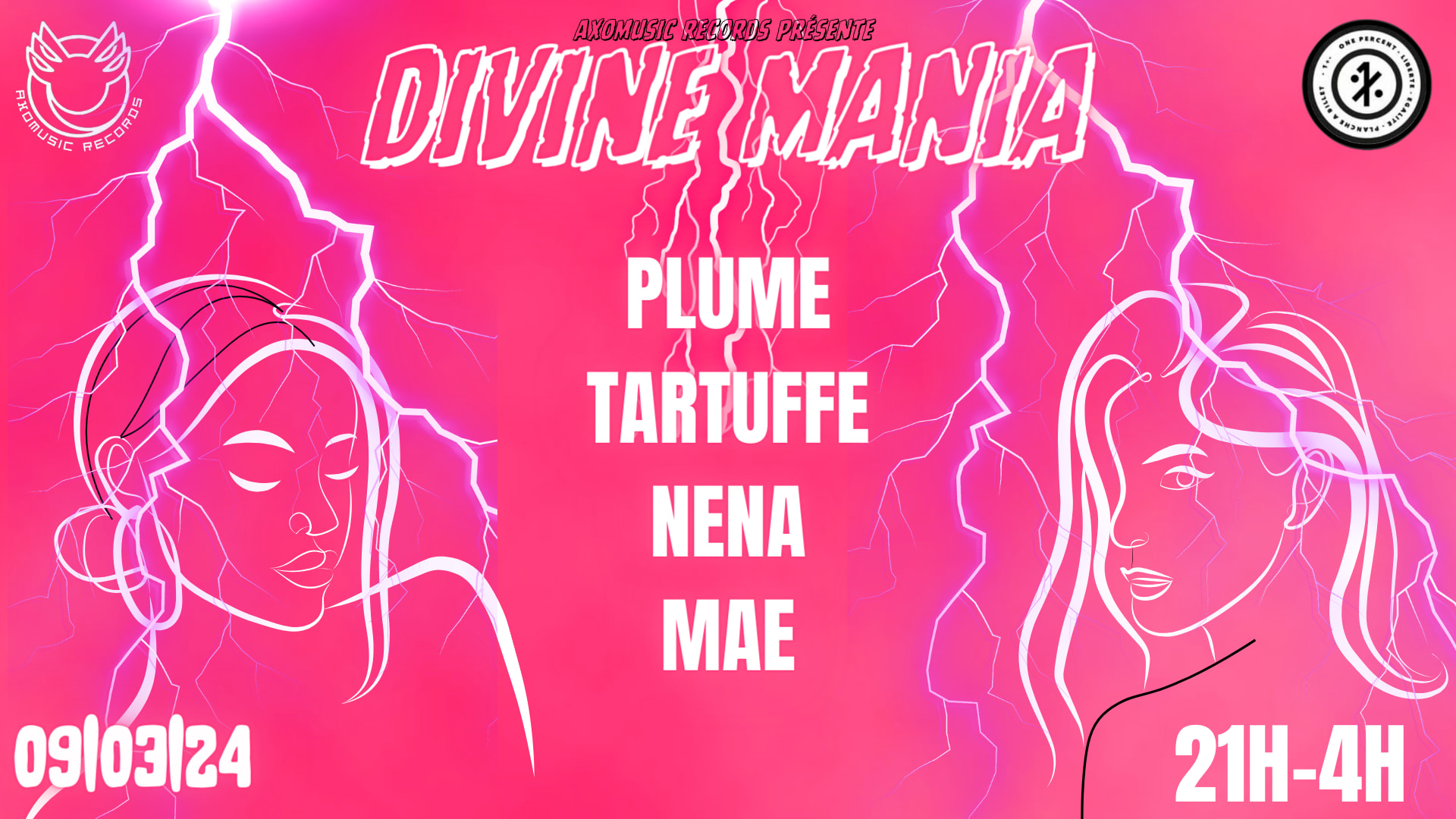 Divine Mania : Plume / Tartuffe / Mae / Nena Cover