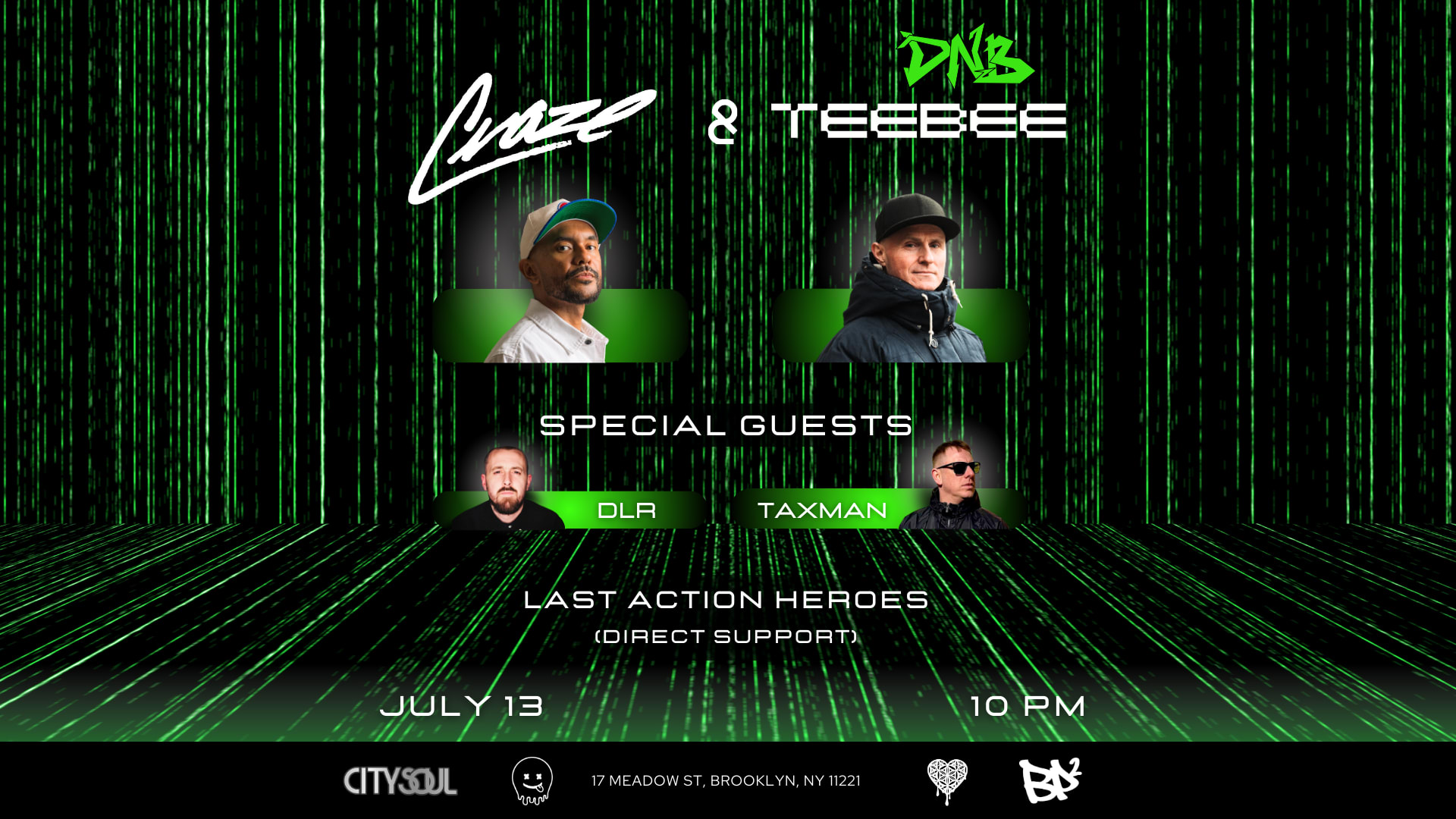 Dj Craze & Teebee + Taxman & Dlr Cover