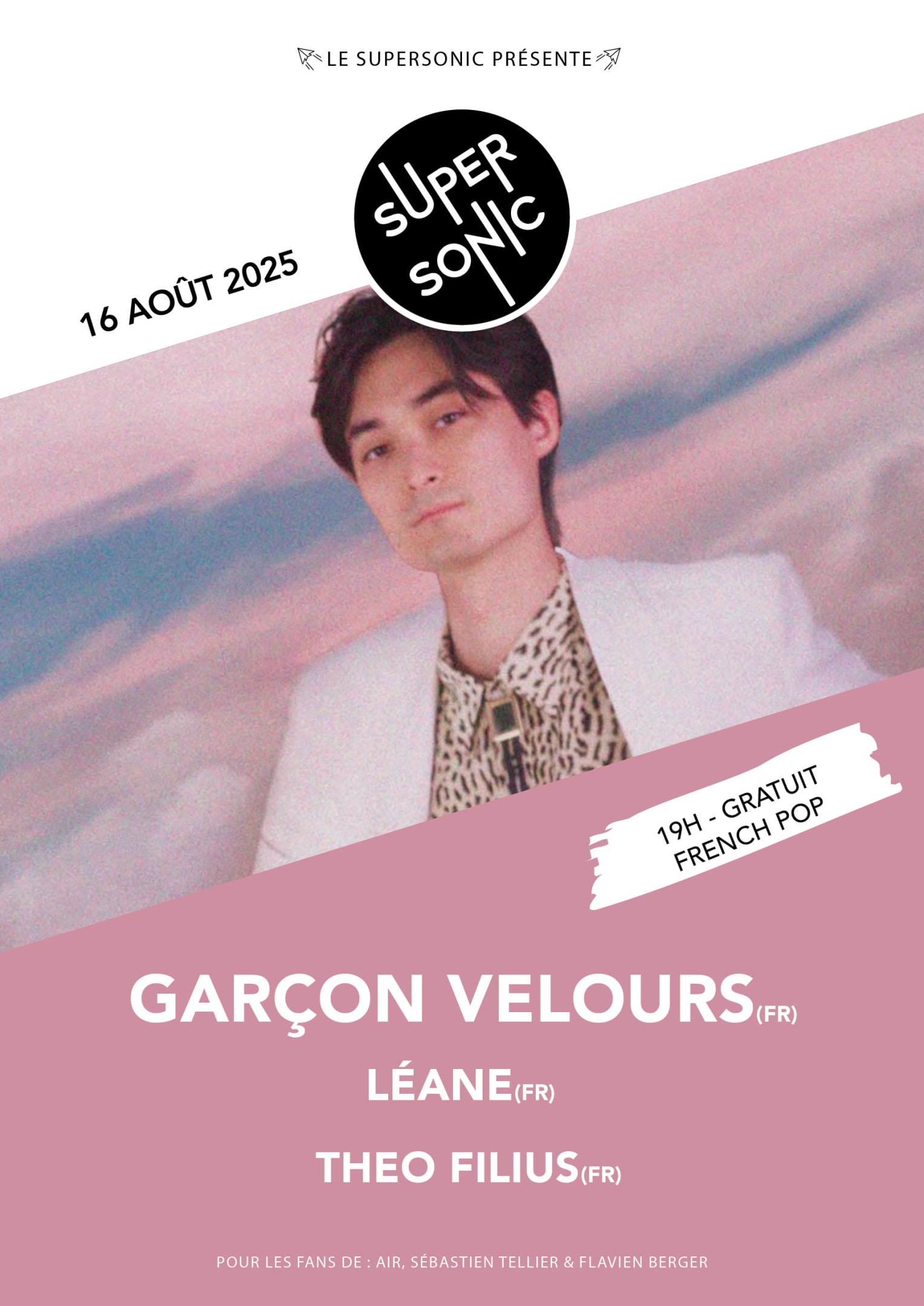 Garçon Velours @Supersonic Cover