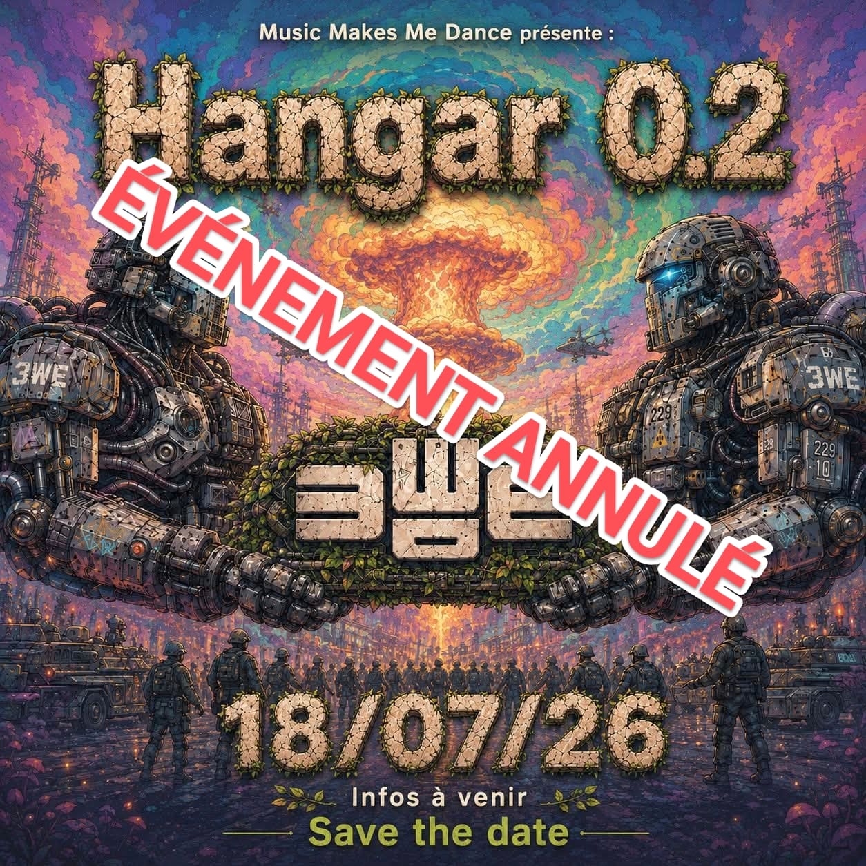 Événement Annullé Hangar 0.2 Cover