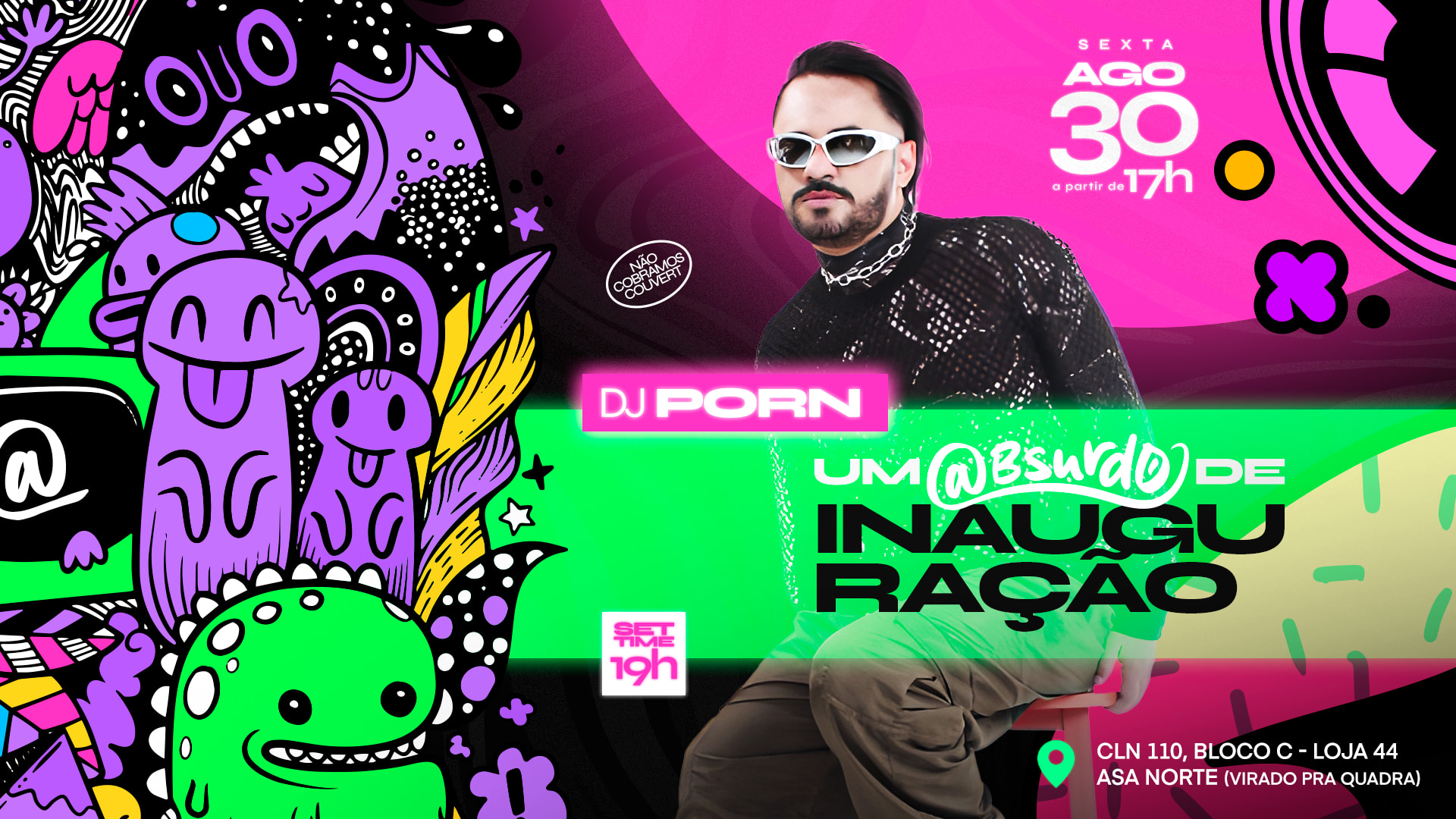 Inauguração @Bsurdo Bar Com Dj Porn // Cover