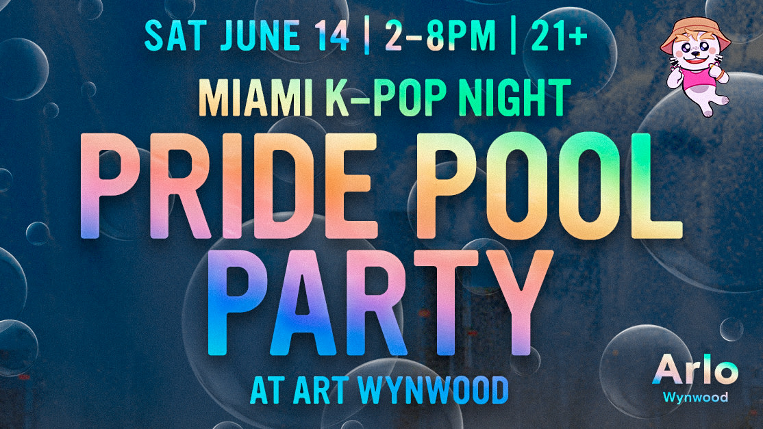 Miami K-Pop Night: Pride Pool Party 1st Edition Cover