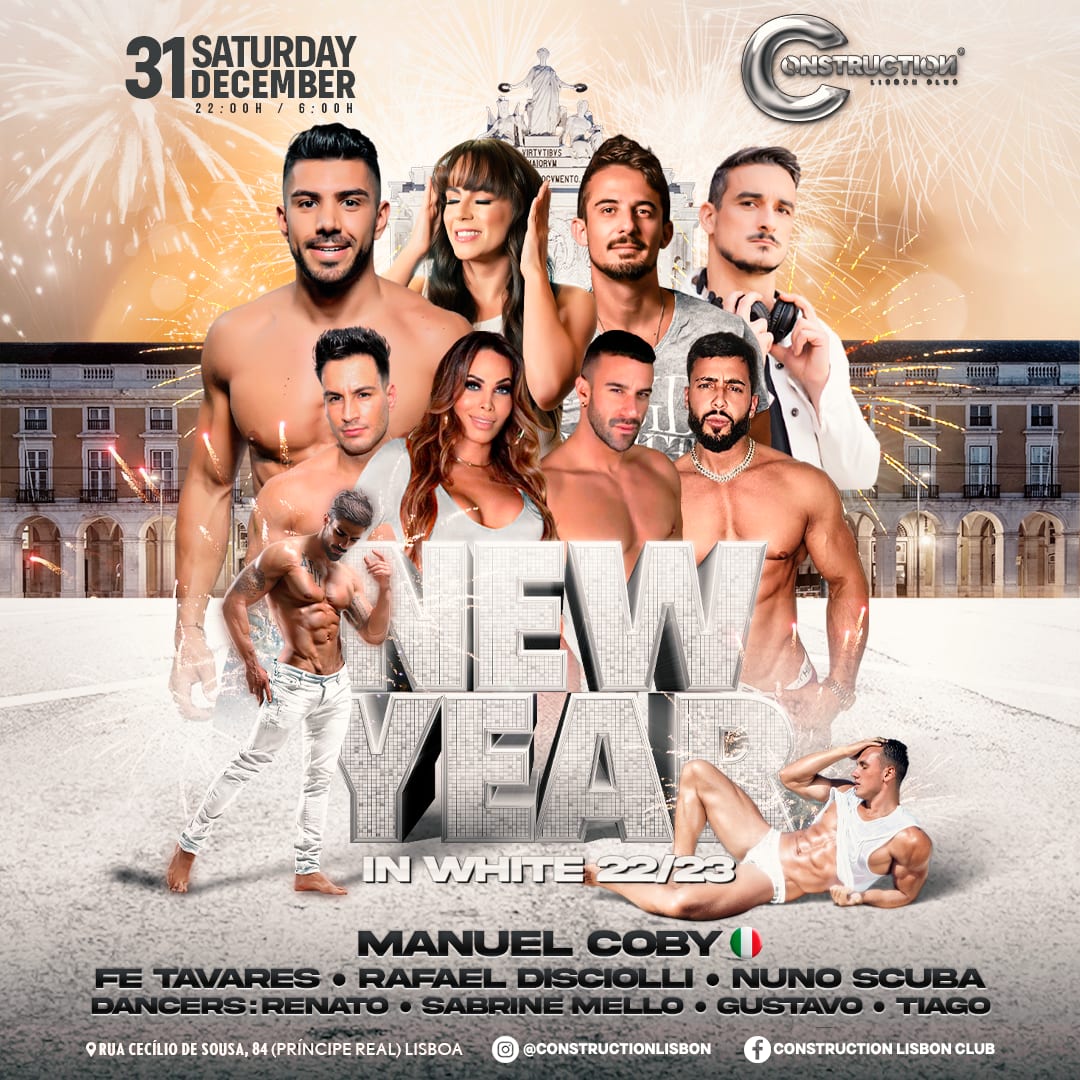 New Year In White 22/23 By Construction Lisbon Club Cover
