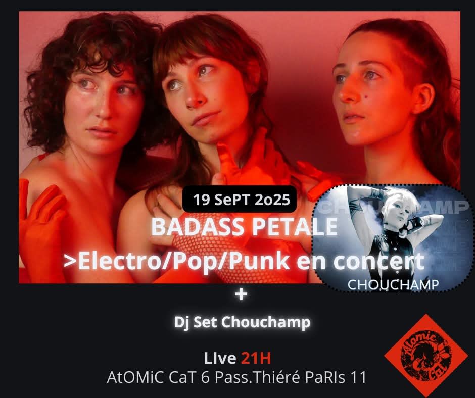 Concert Badass Pétale+ Dj Set Chouchamp Cover