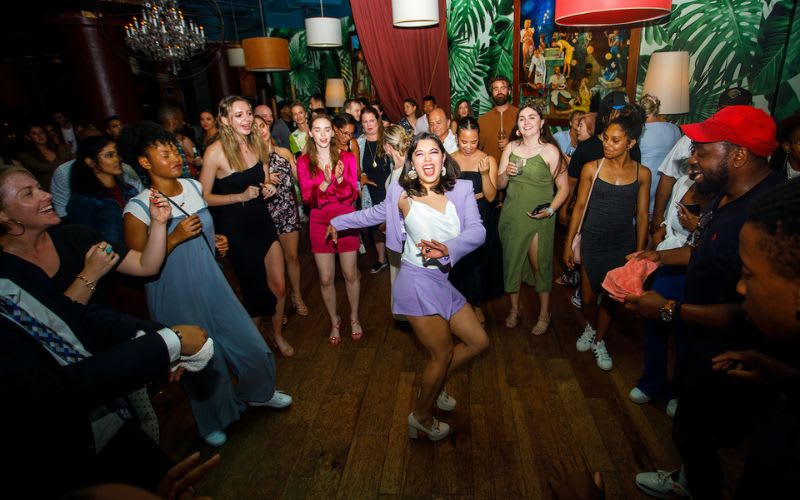 Free Salsa & Bachata Dance Lesson-Karaoke & Dj Party Cover