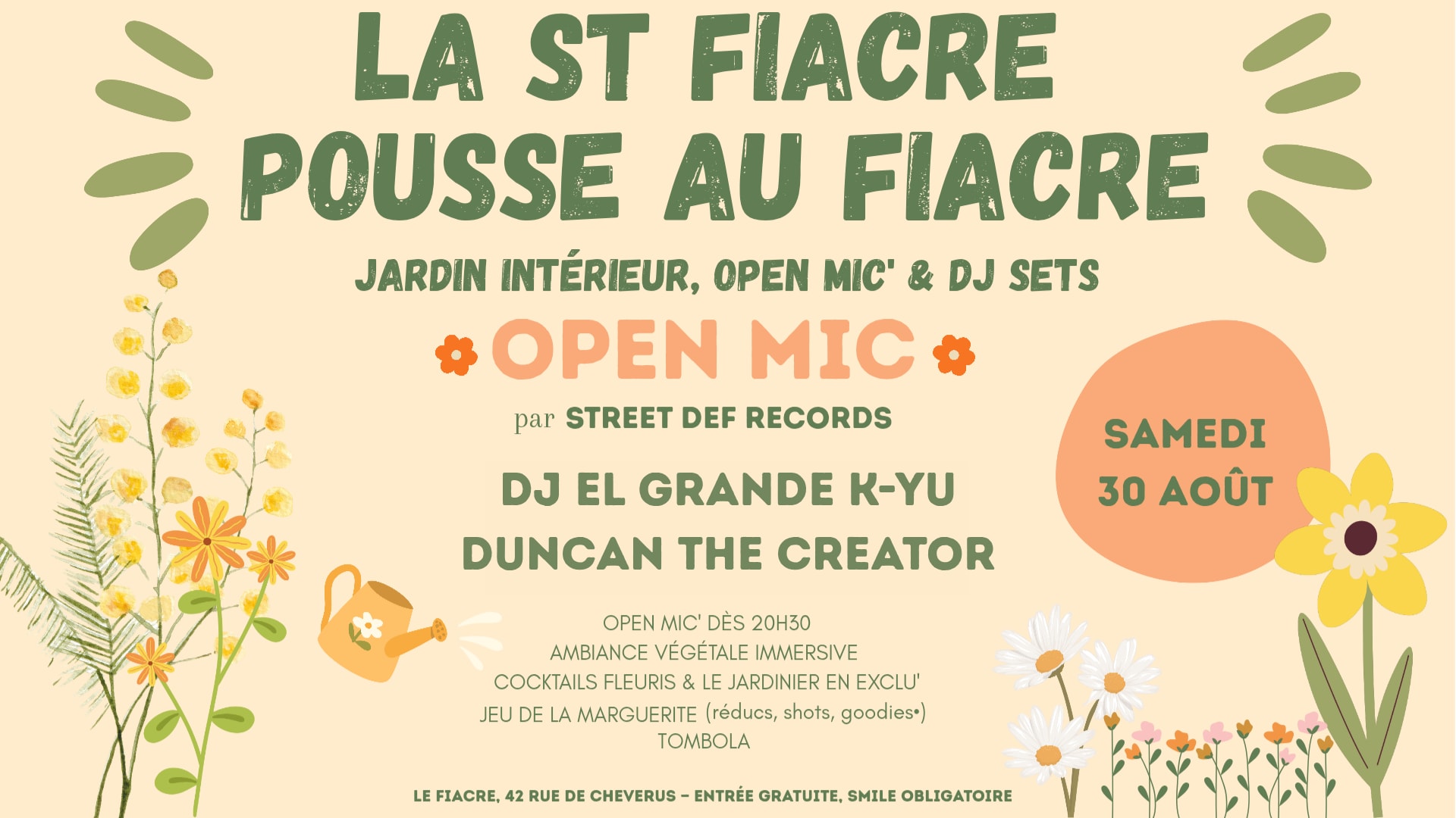 La Saint Fiacre Pousse Au Fiacre Cover