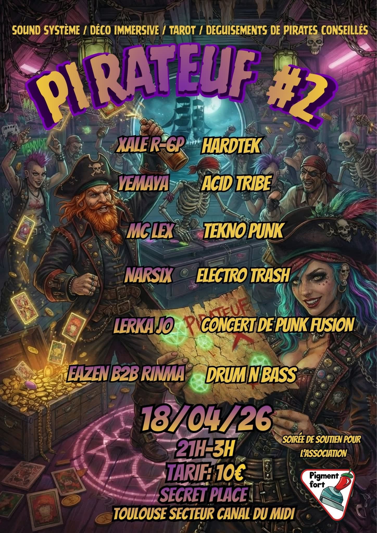 Pirateuf#2 Soirée De Soutien Cover