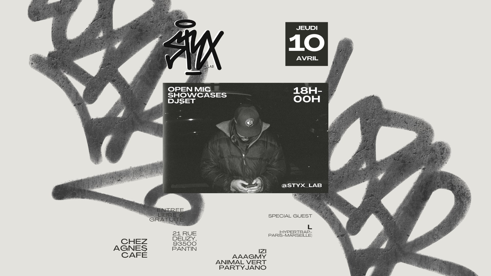 Styx_Lab X Chez Agnes #5 | Openmic | Showcase | Djset Cover