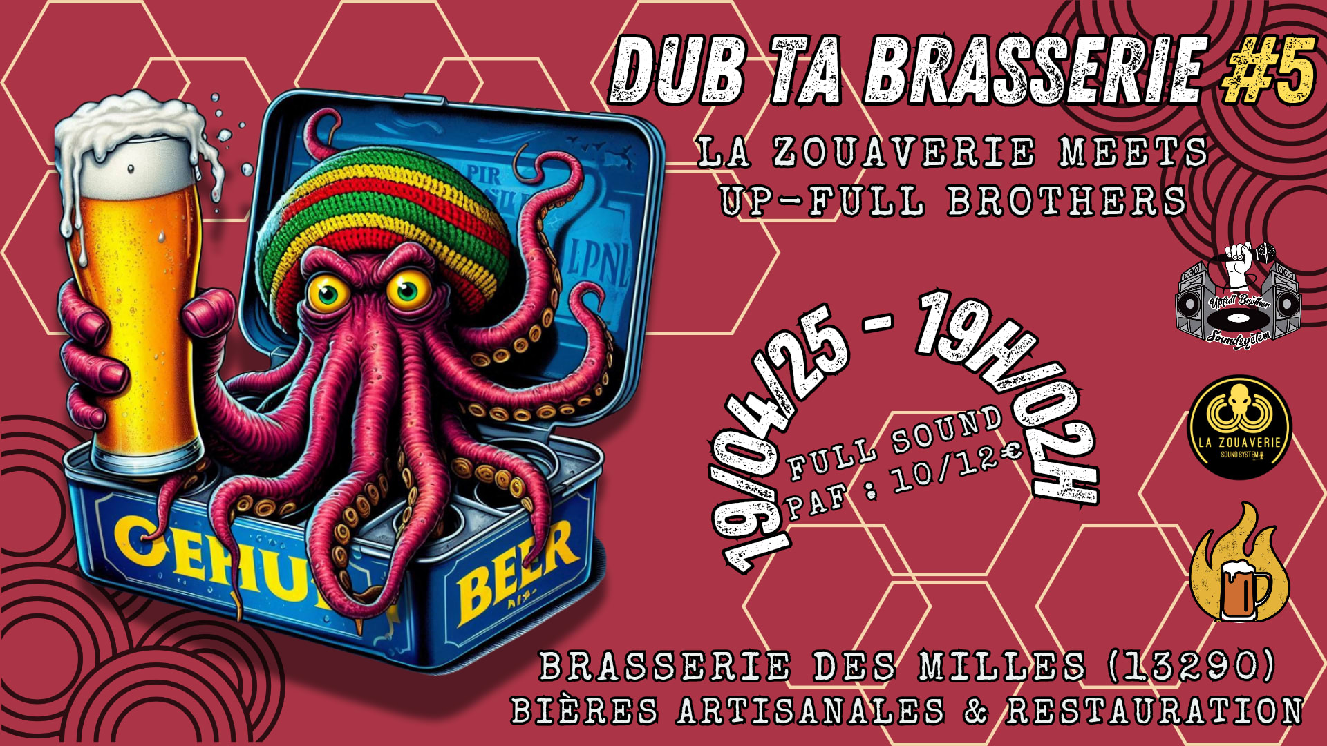 La Zouaverie Dub Ta Brasserie #5 Meets Up-Full Brothers Cover