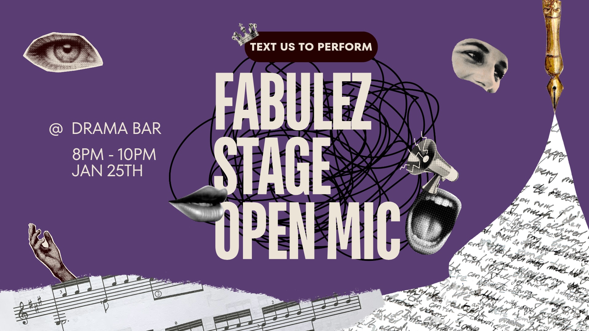 Fabulez Stage: Open Mic Cover