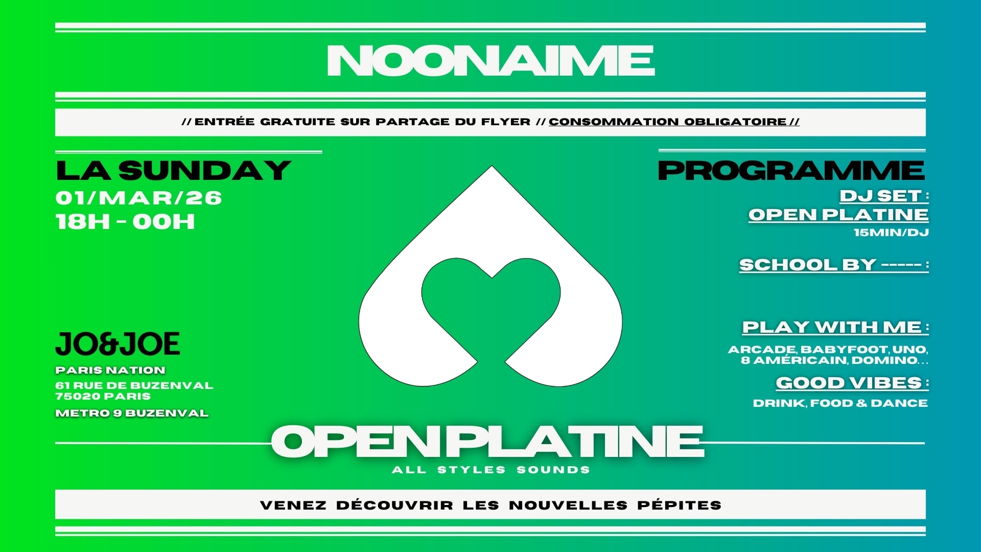 La Sunday - Dj Set, Connect, Food & Chill Cover