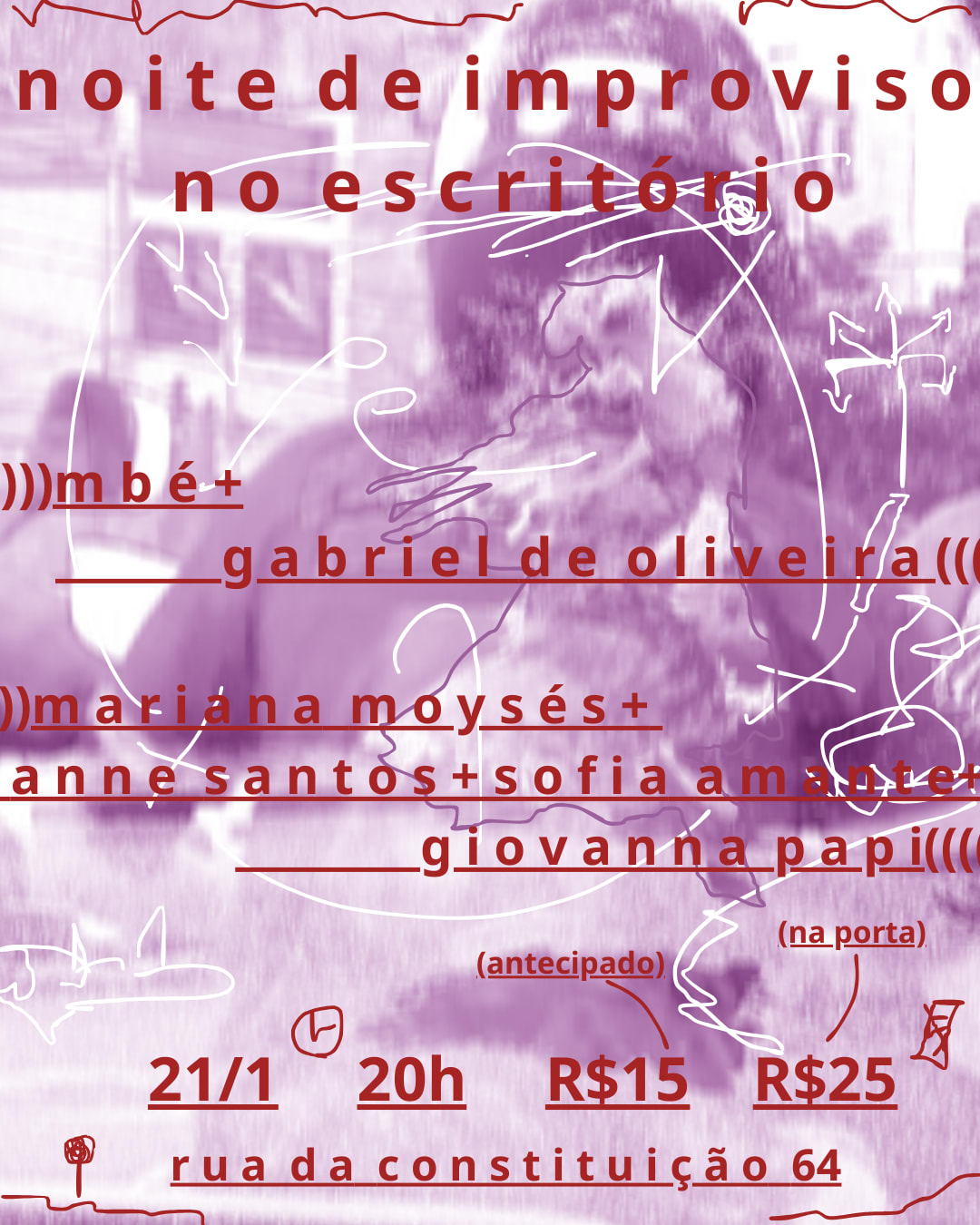 Noite De Improviso No Escritório Cover