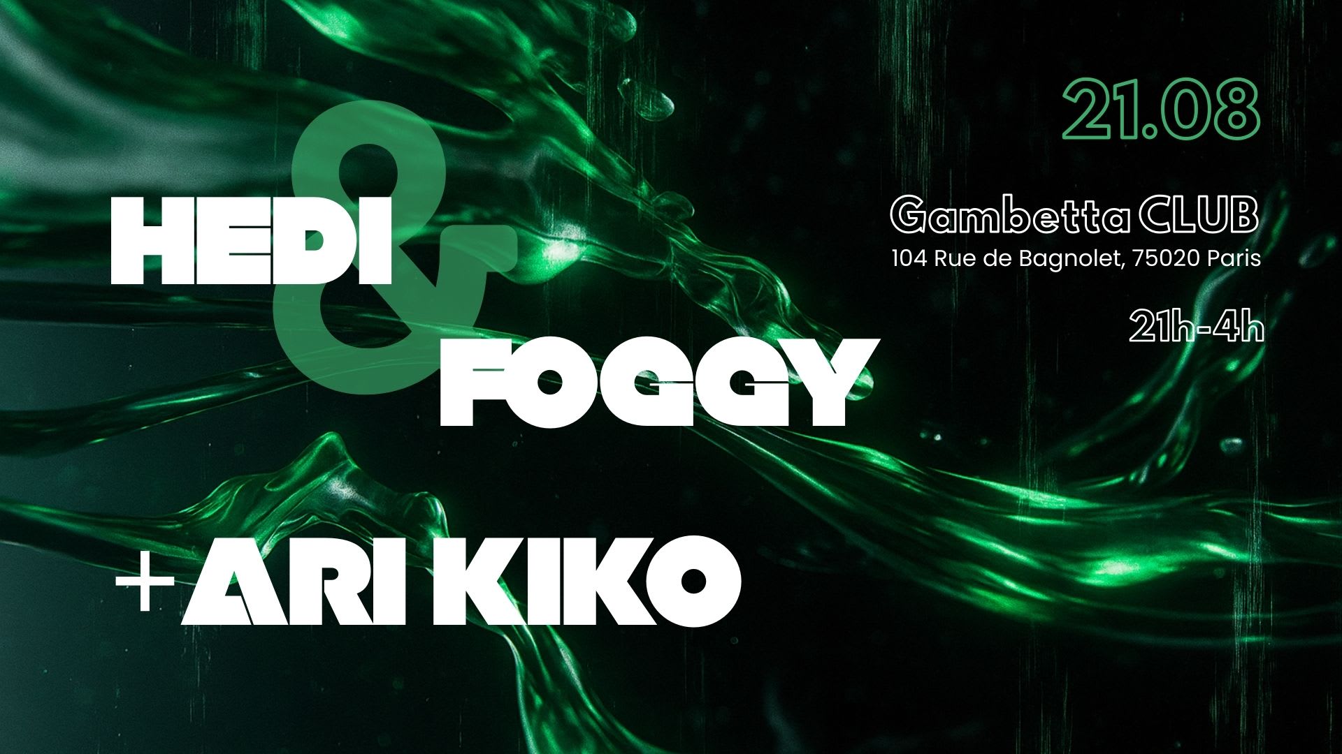 Gambetta : Hedi & Foggy + Ari Kiko Cover