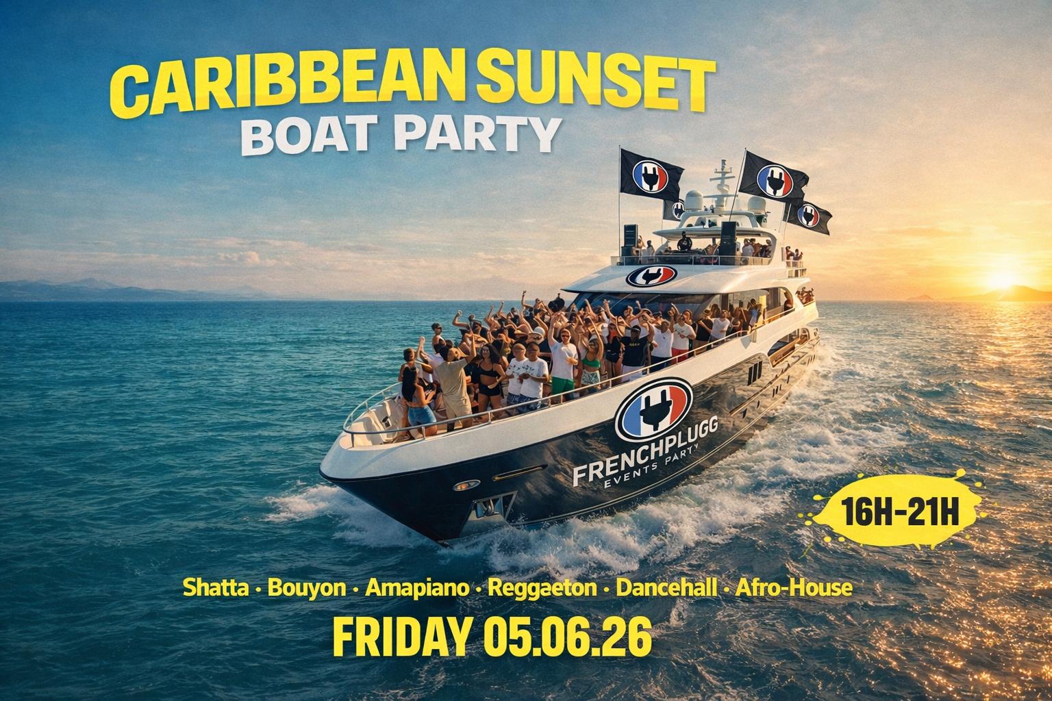 Caribbean Heat - The Malia Yacht Party Cover