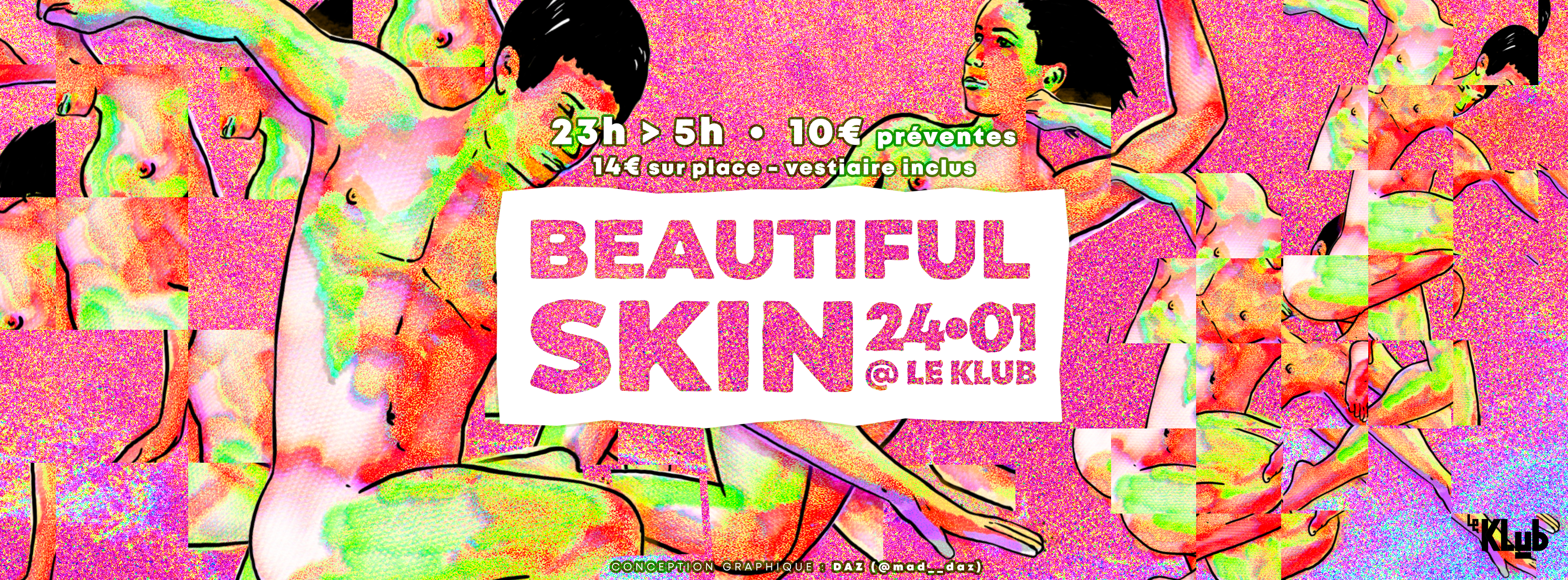 Beautiful Skin - Clubbing Naturiste - Le Klub Cover