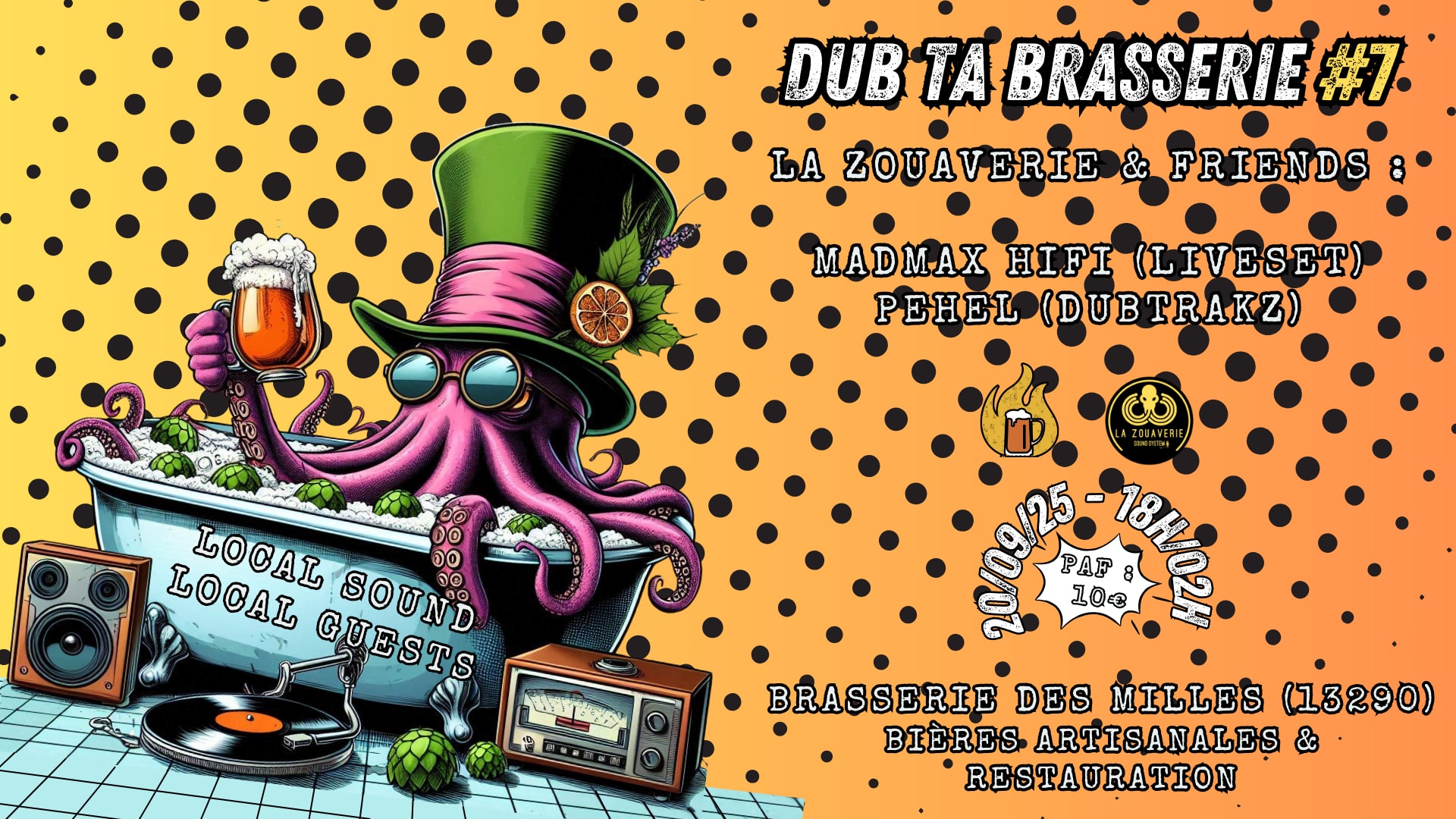 La Zouaverie Dub Ta Brasserie #7 Cover
