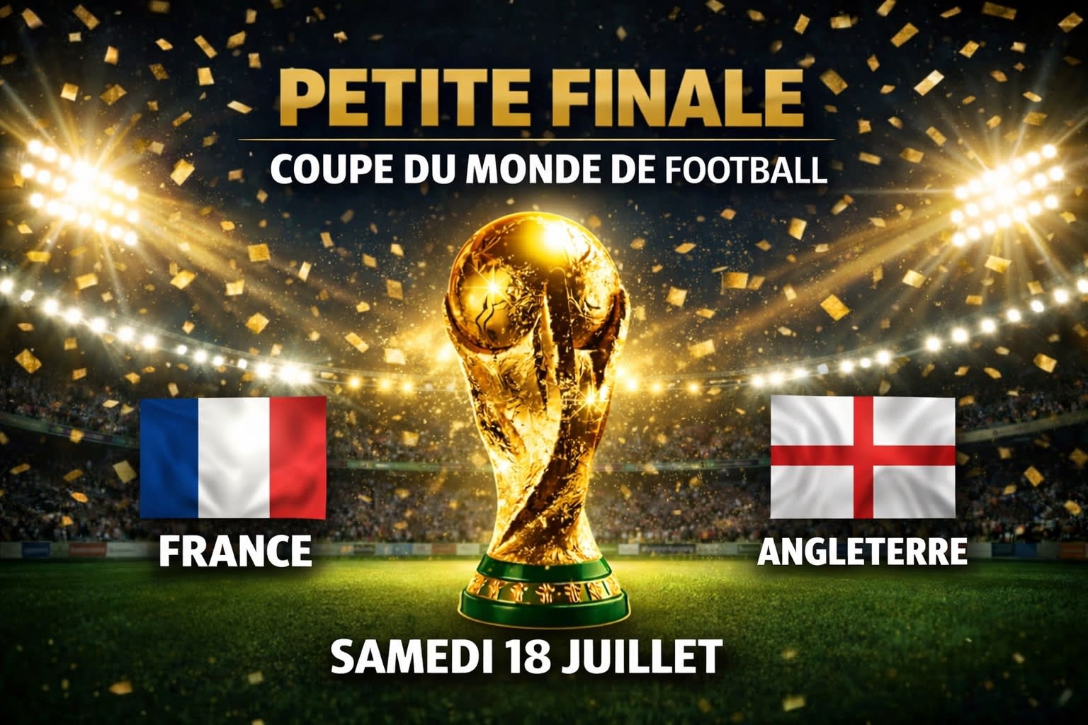 France Vs Angleterre  Fanzone Coupe Du Monde De Football Cover