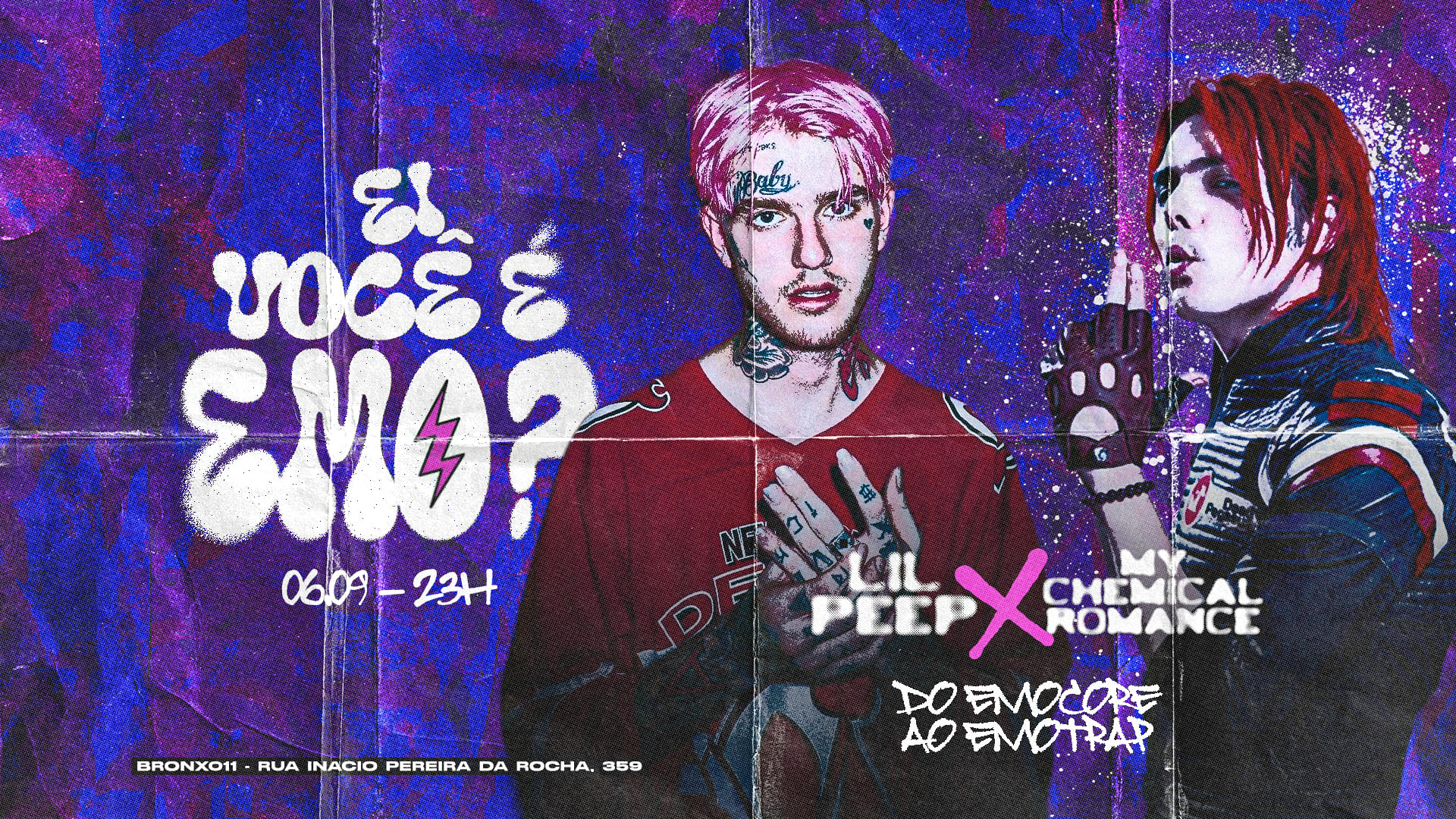 Ei, Você É Emo? • Lil Peep X My Chemical Romance • São Paulo Cover