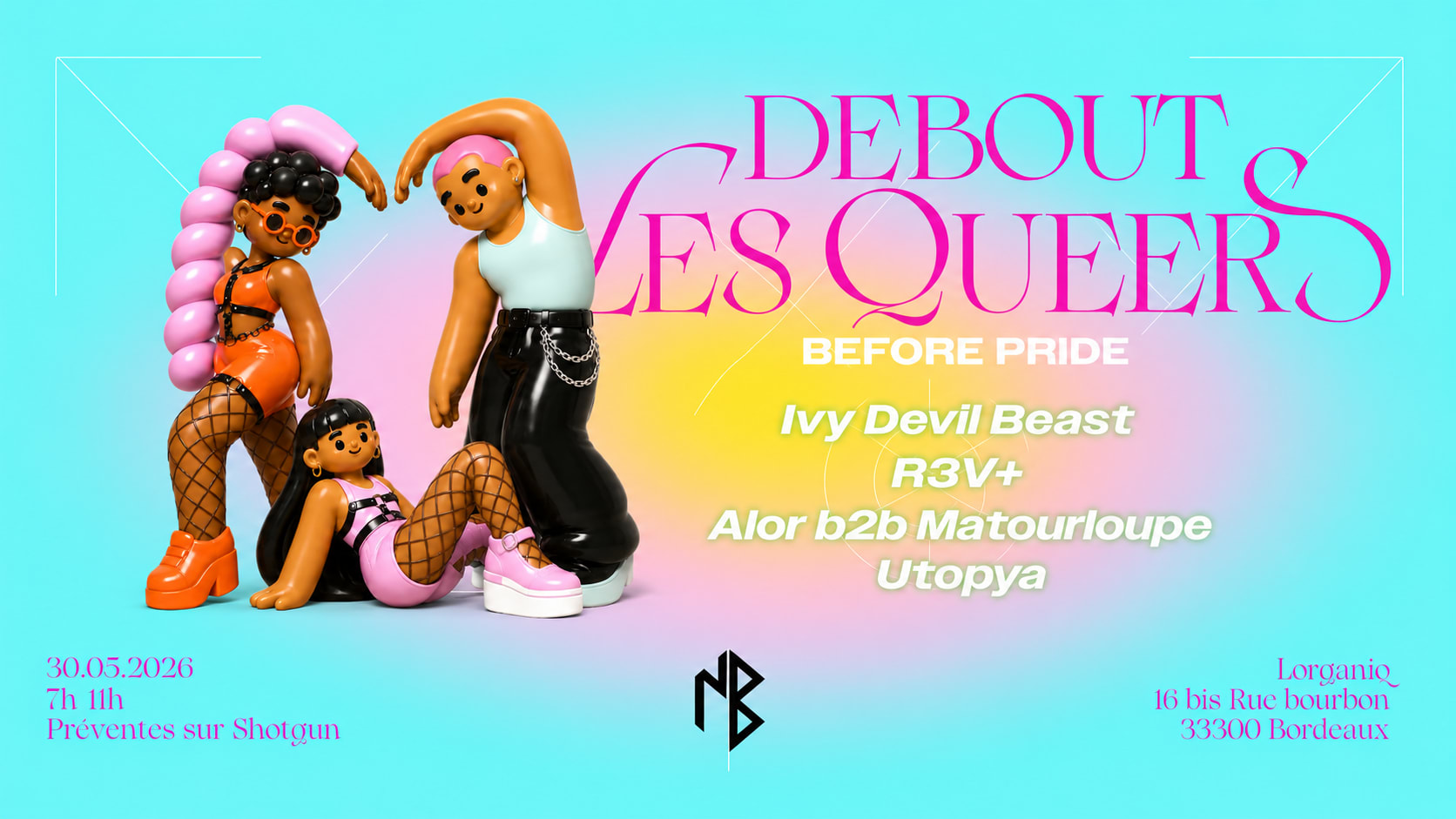 After Noir & Blanc // Debout Les Queers // Lorganiq Cover