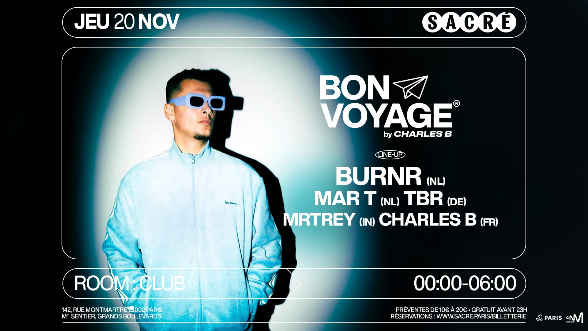 Bon Voyage By Charles B : Burnr And Friends Cover