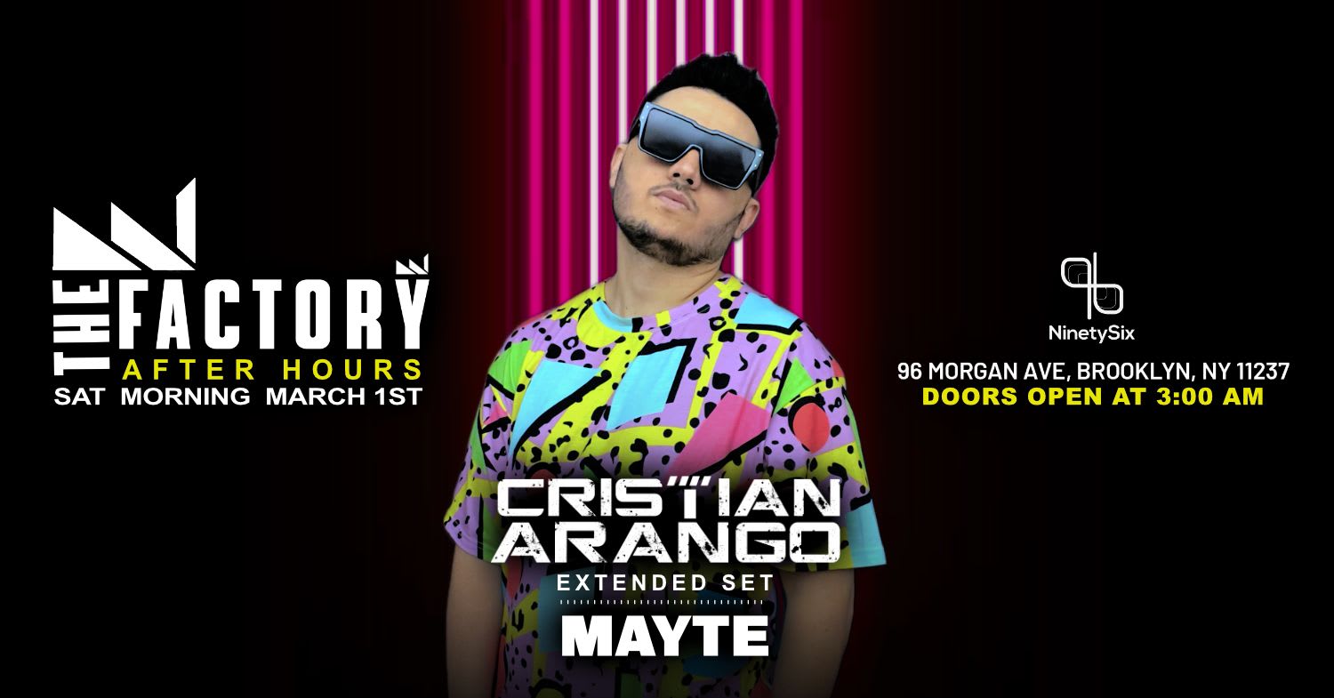 The Official Bklyn After Hours Cristian Arango - Mayte Cover