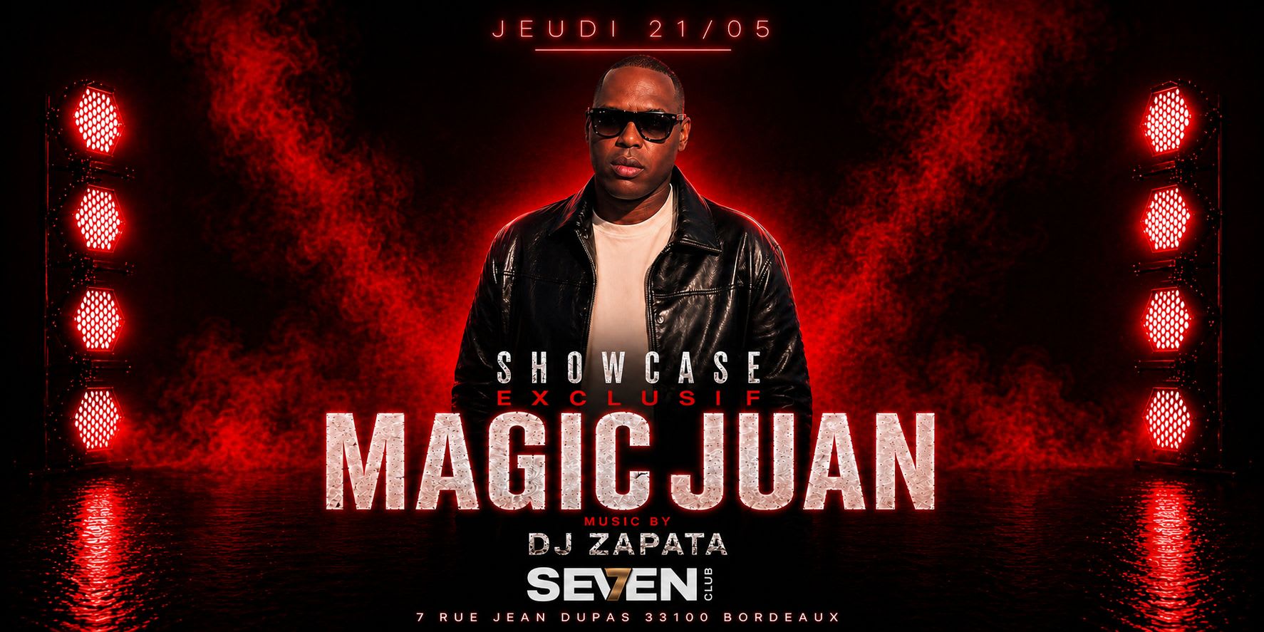 Magic Juan • Live Showcase • Seven Club Bordeaux Cover