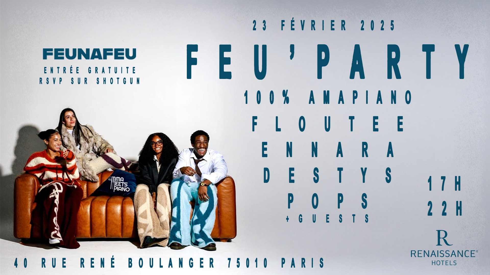 Feu'party Sunday Day Party 100% Amapiano Cover