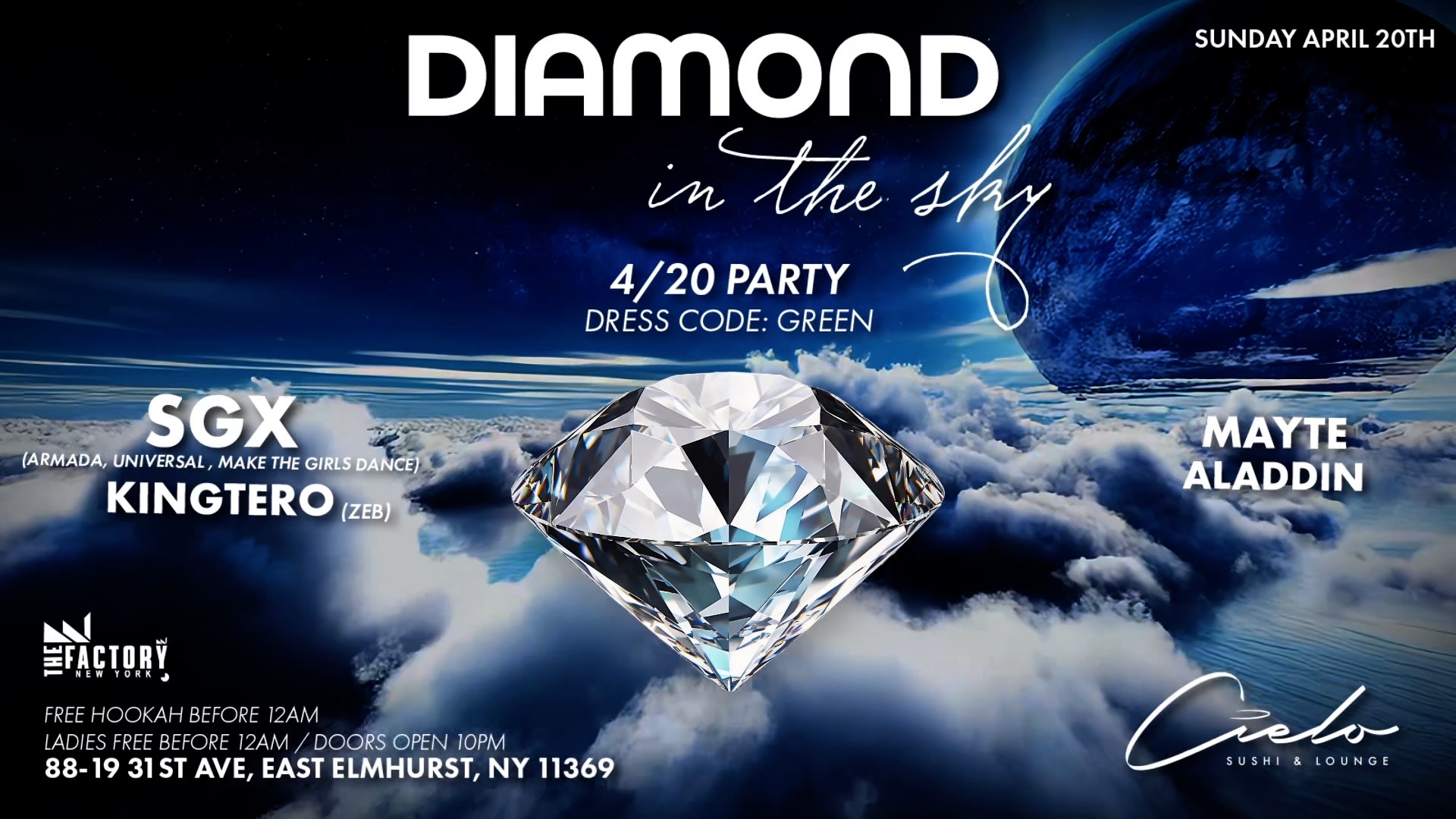 The Factory Sunday Night Party Kingtero- Mayte- Sgx Cover